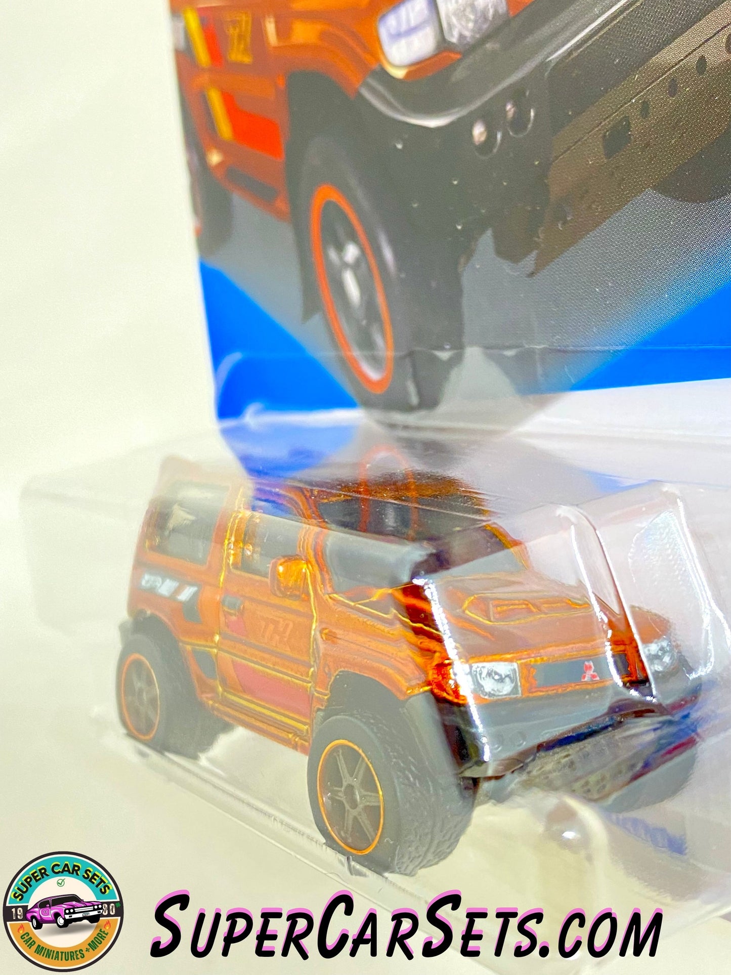 (SUPER TREASURE HUNT) Mitsubishi Pajero Evolution (orange colour) - Hot Wheels HW J-Imports - 2024 (8/10) (169/250)