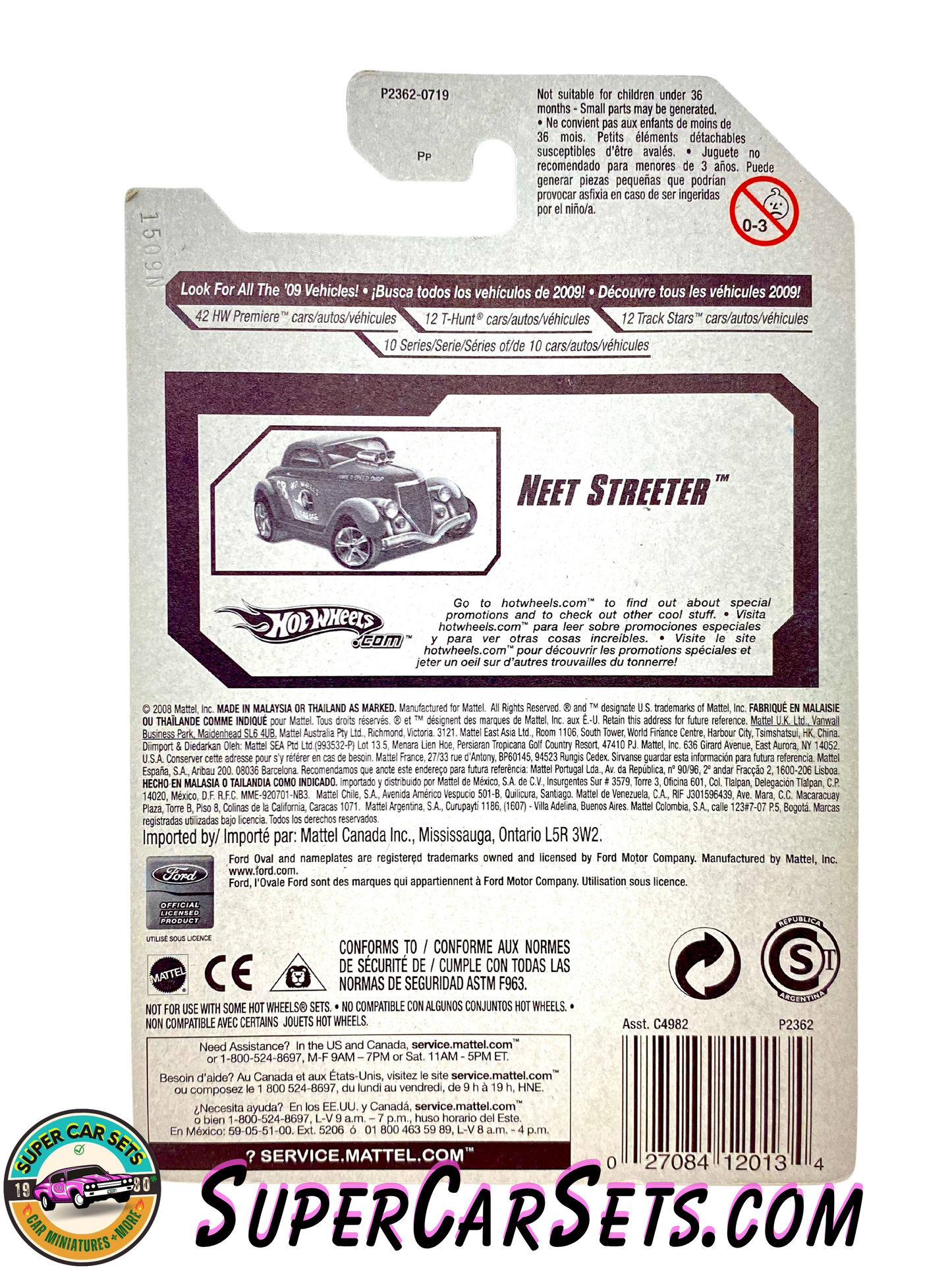 T-HUNT - Neet Streeter (12/12) (54/166) (P2362) - Hot Wheels (Year launched 2009)