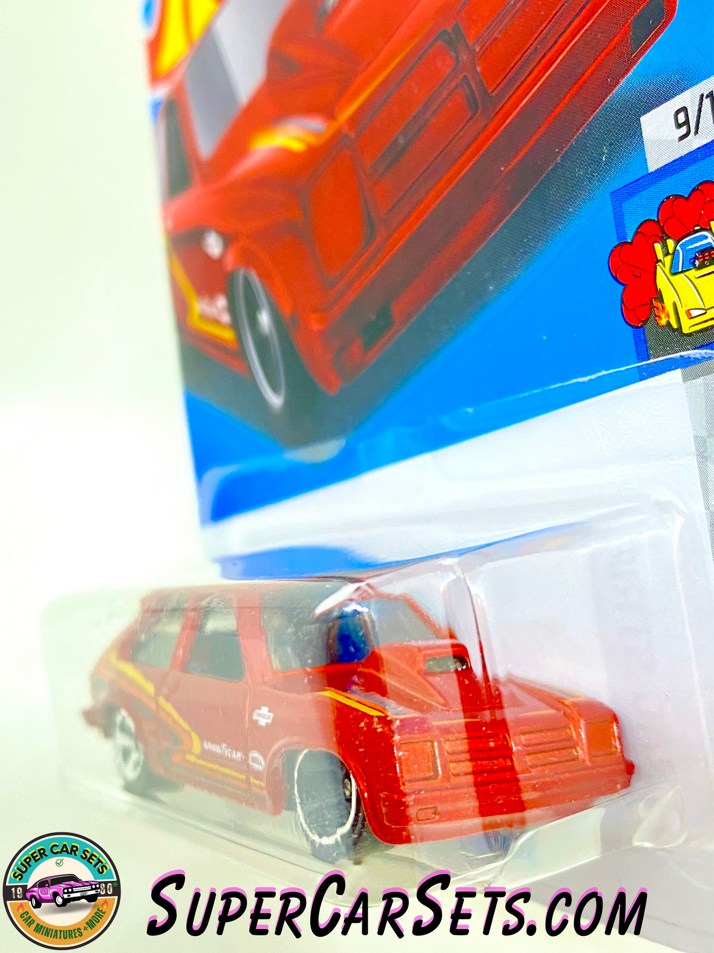 76 Chevy Chevette (red colour) - Hot Wheels HW Drag Strip - 2023 (9/10) (197/250)