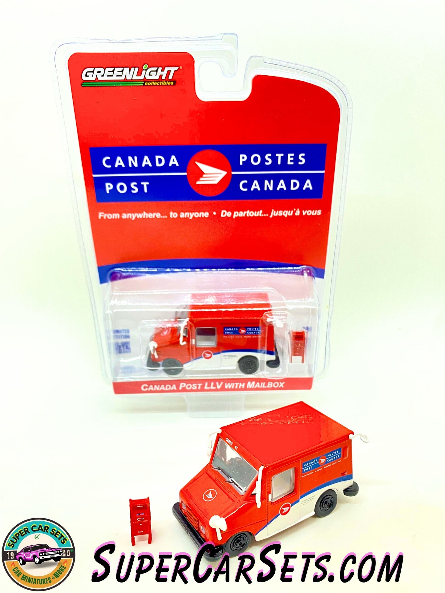 Canada Post LLV with Mailbox made by Greenlight