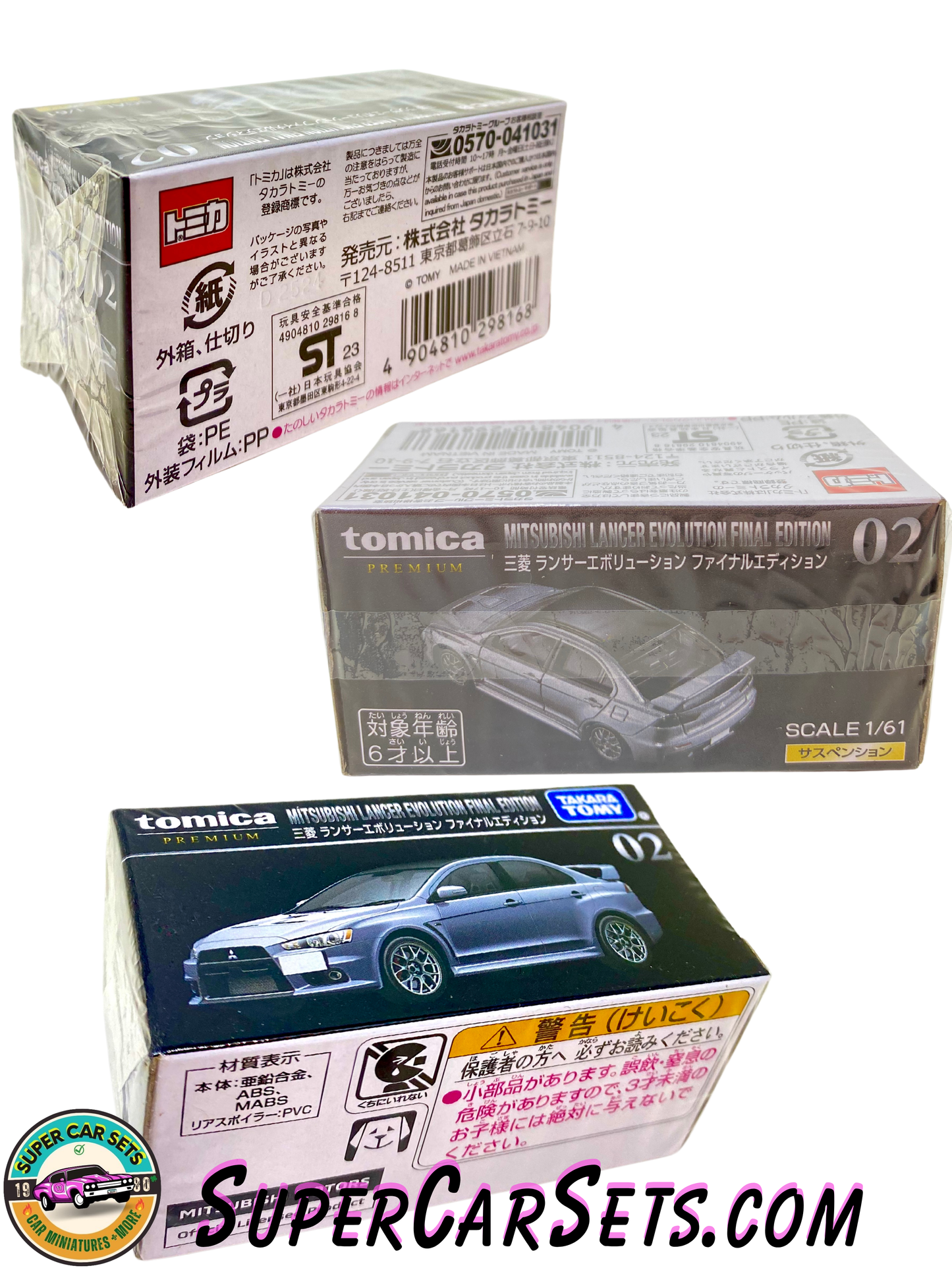 Tomica Premium - (#02) Mitsubishi Lancer Evolution Final Edition (1:61 scale)