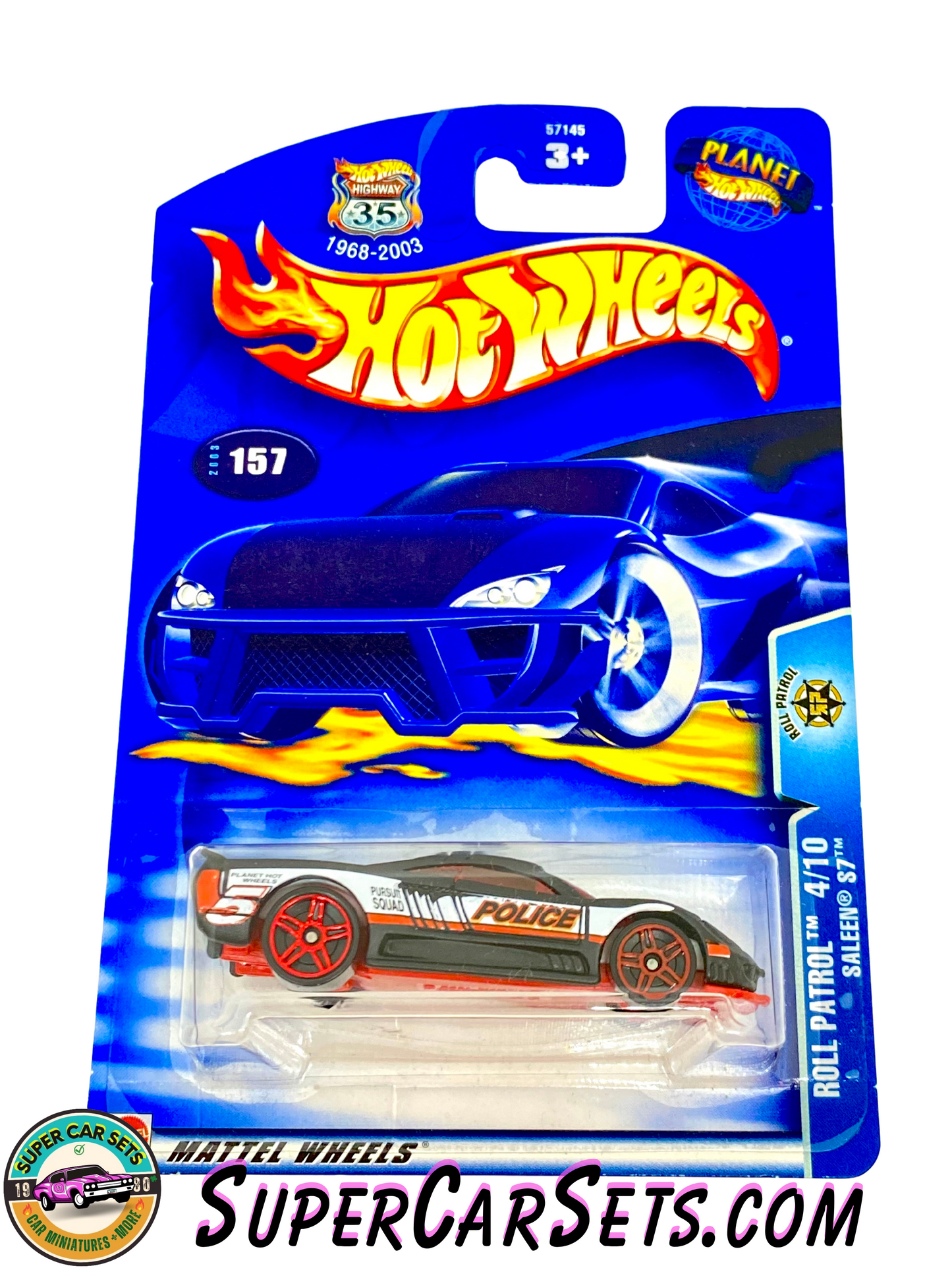 Hot Wheels (Year launched 2003) - Roll Patrol (4/10) Saleen S7 (#57145) (#157)