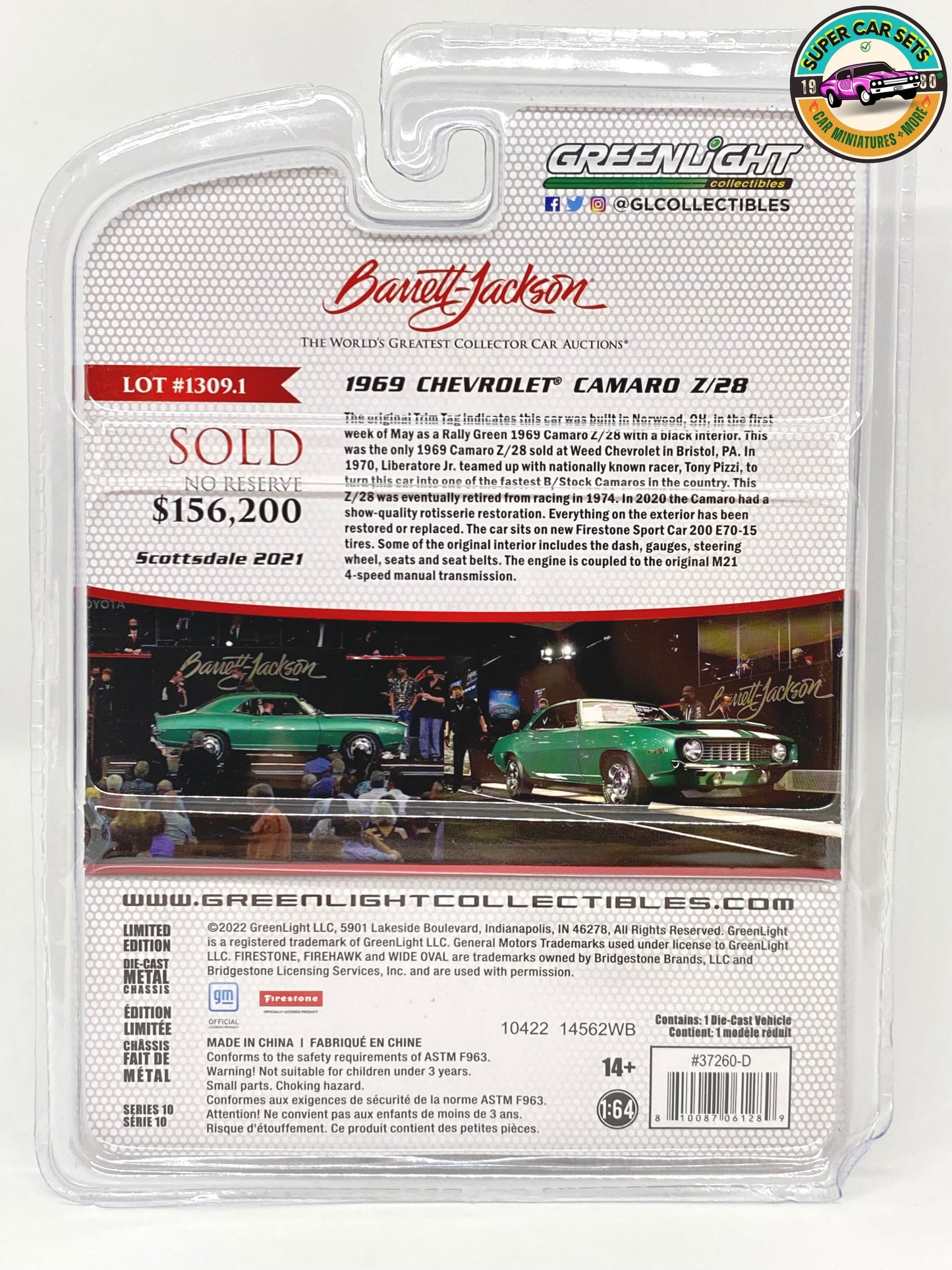 1969 Chevrolet Camaro Z/28 - Barrett-Jackson Serie 10 - by Greenlight Collectibles