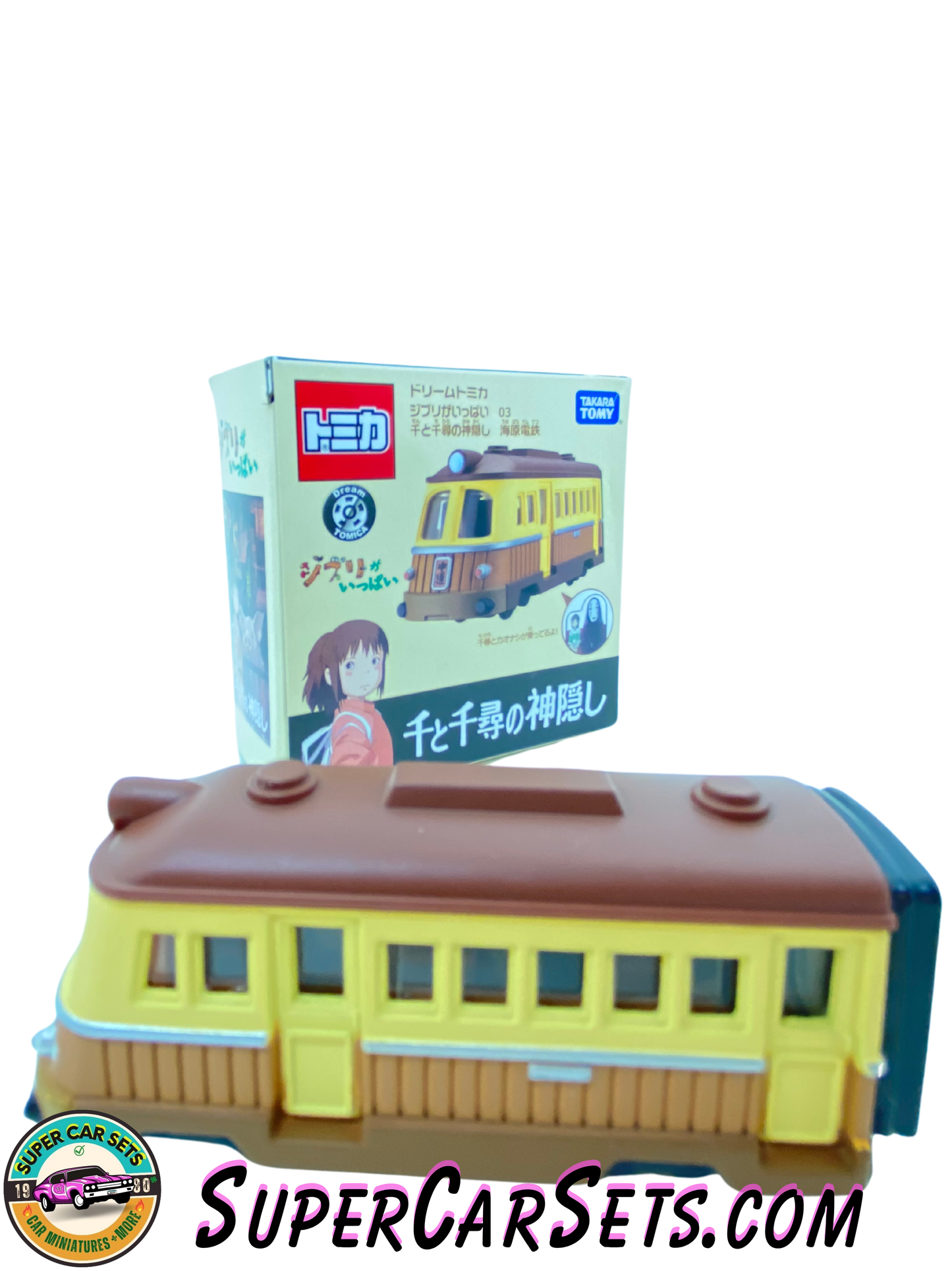 Tomica - Ghibli - Spirited Away (Sen to Chihiro no Kamikakushi) - Umihara Electric Railway Mini Car Toy (box slightly bent)