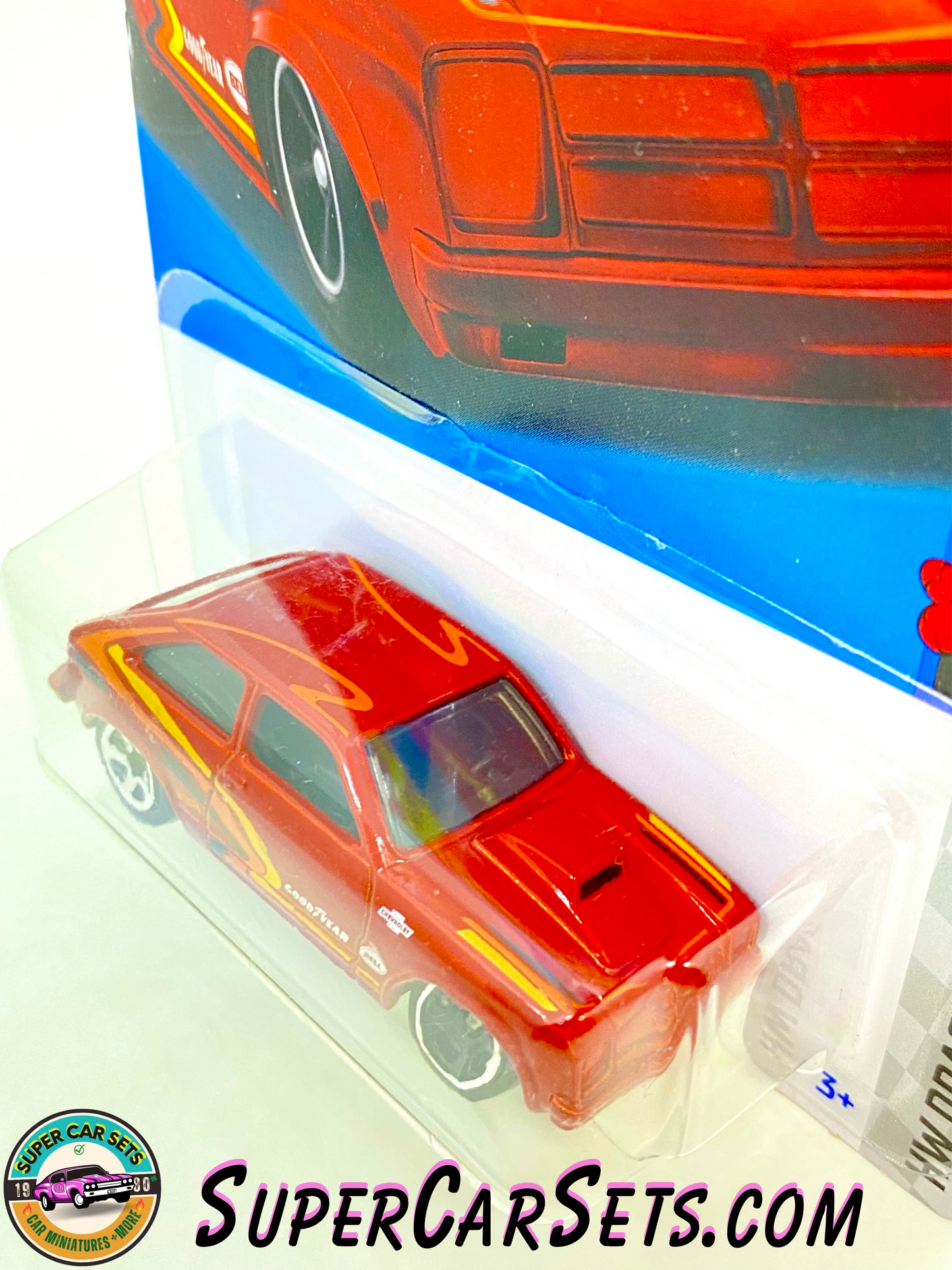 76 Chevy Chevette (red colour) - Hot Wheels HW Drag Strip - 2023 (9/10) (197/250)