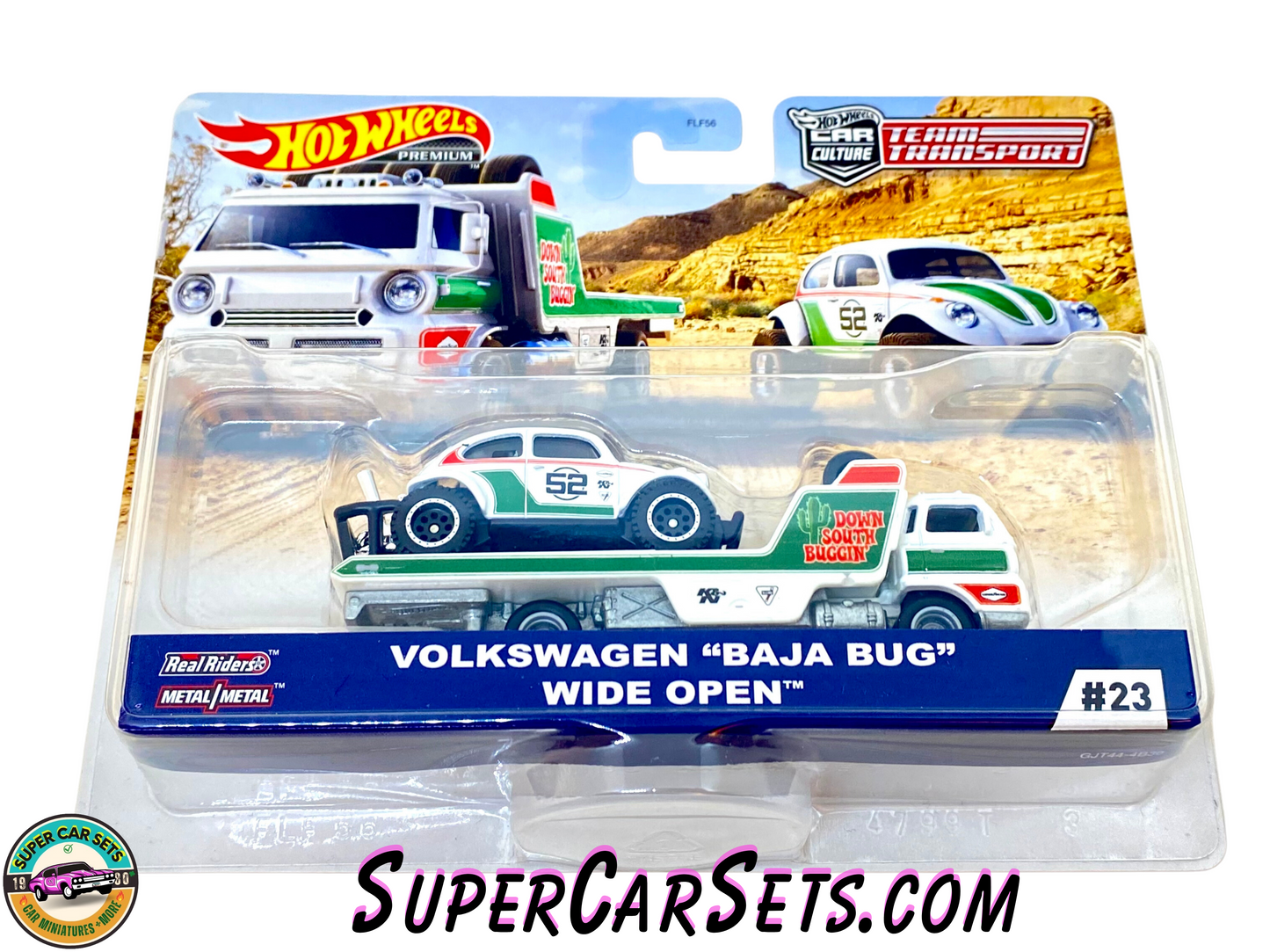 Volkswagen "Baja Bug” Wide Open - Hot Wheels Team Transport (#23)