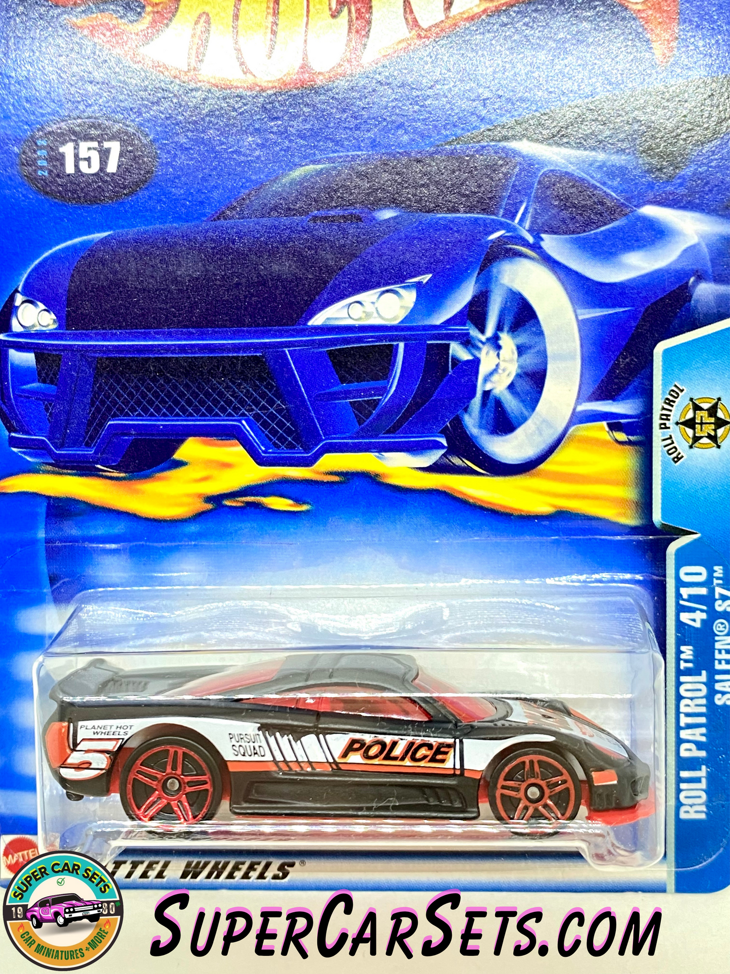 Hot Wheels (Year launched 2003) - Roll Patrol (4/10) Saleen S7 (#57145) (#157)