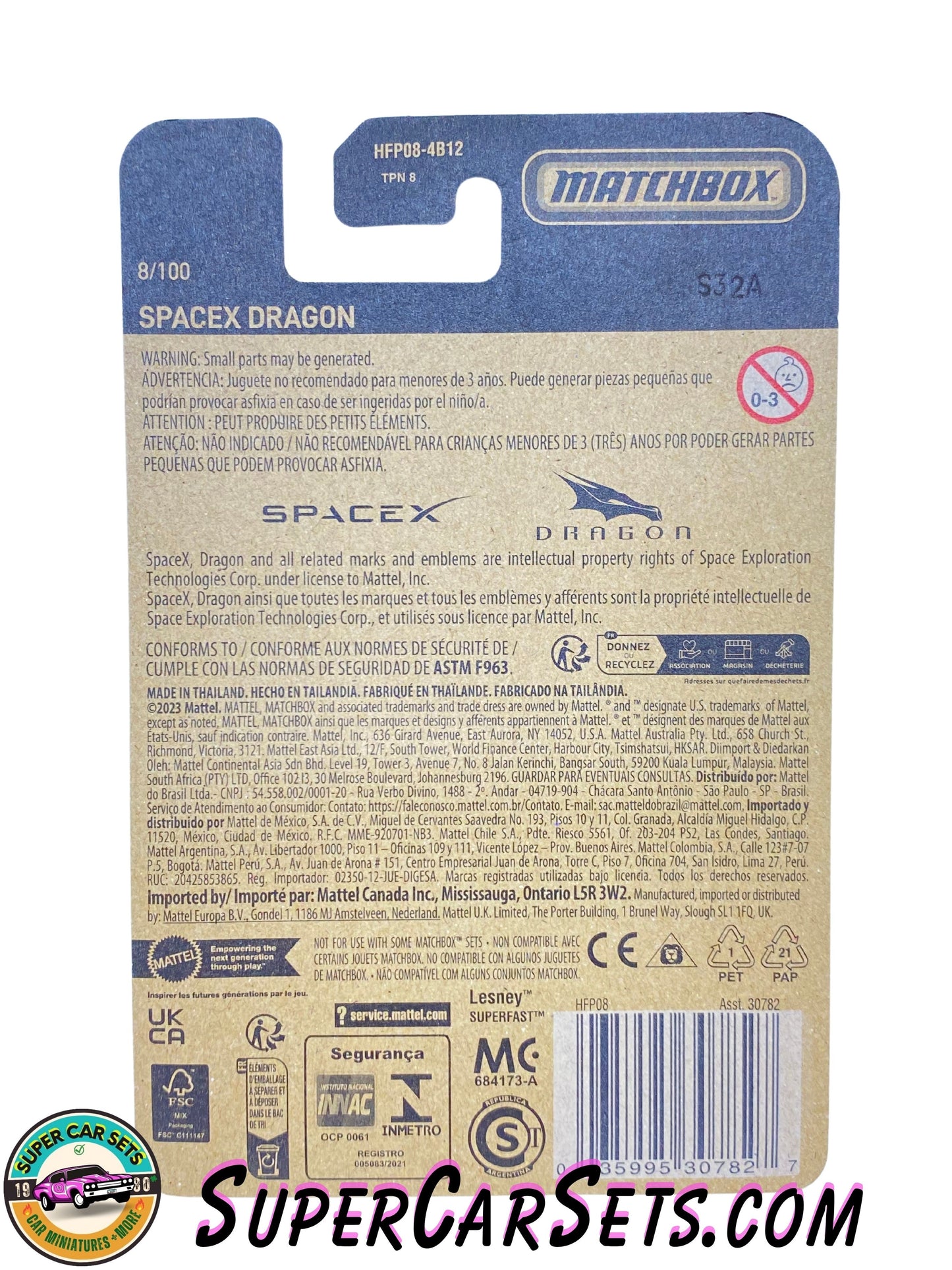 Spacex  Dragon - Matchbox