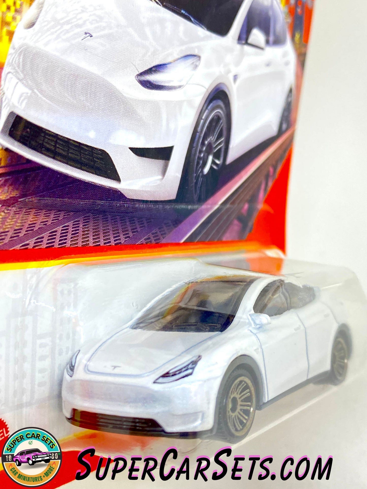 Tesla Model Y (white colour) - (89/100) - Matchbox