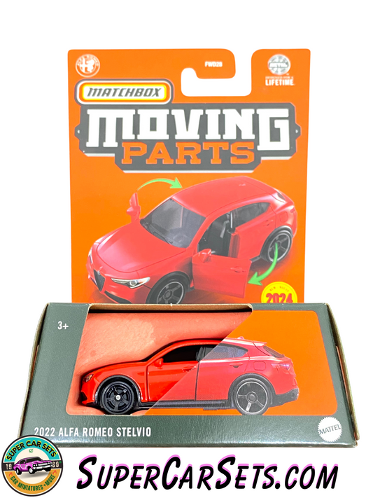 2022 Alfa Romeo Stelvio (red colour) - Matchbox Moving Parts