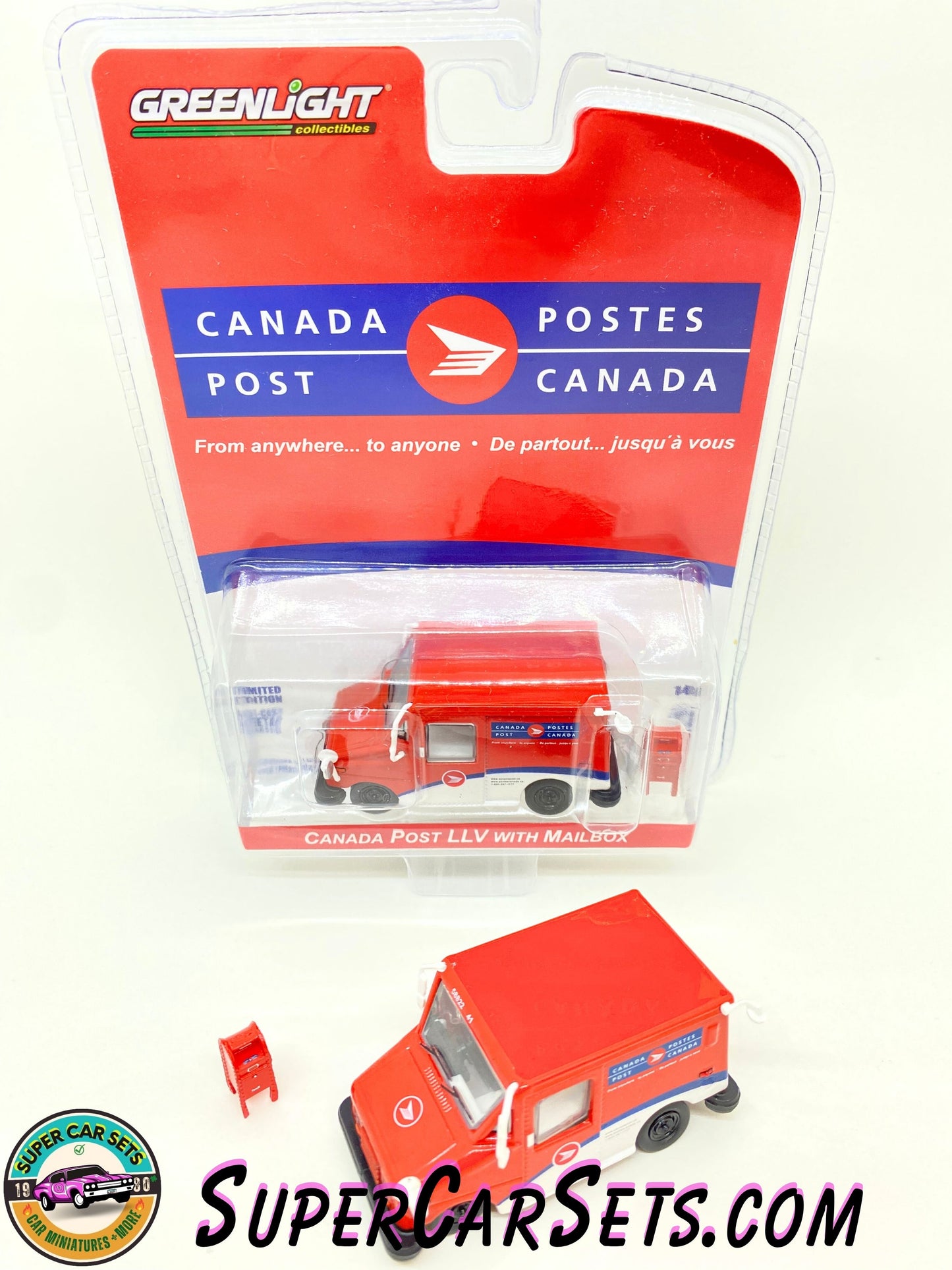 Canada Post LLV with Mailbox made by Greenlight