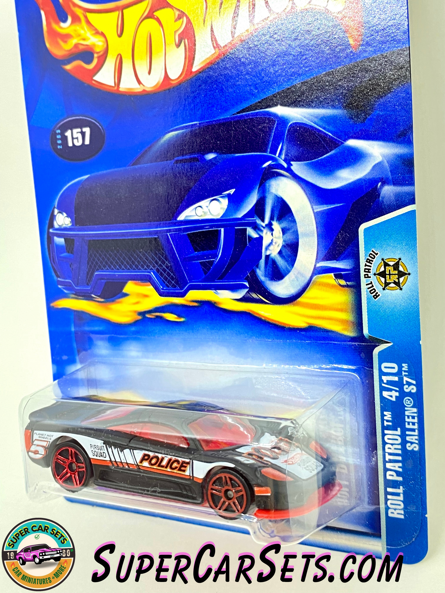 Hot Wheels (Year launched 2003) - Roll Patrol (4/10) Saleen S7 (#57145) (#157)