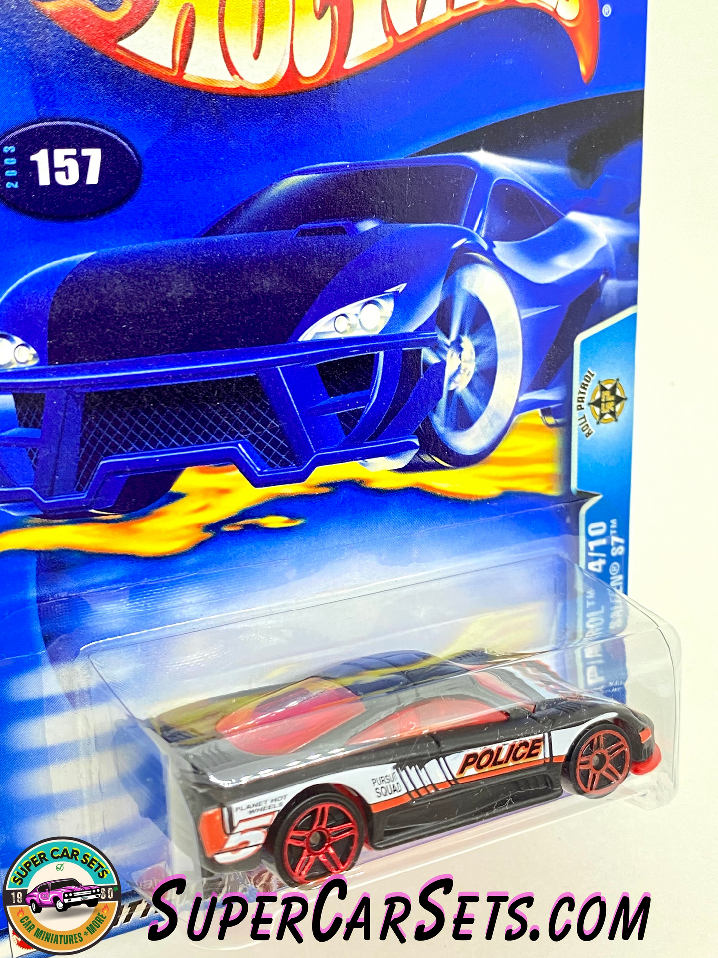 Hot Wheels (Year launched 2003) - Roll Patrol (4/10) Saleen S7 (#57145) (#157)