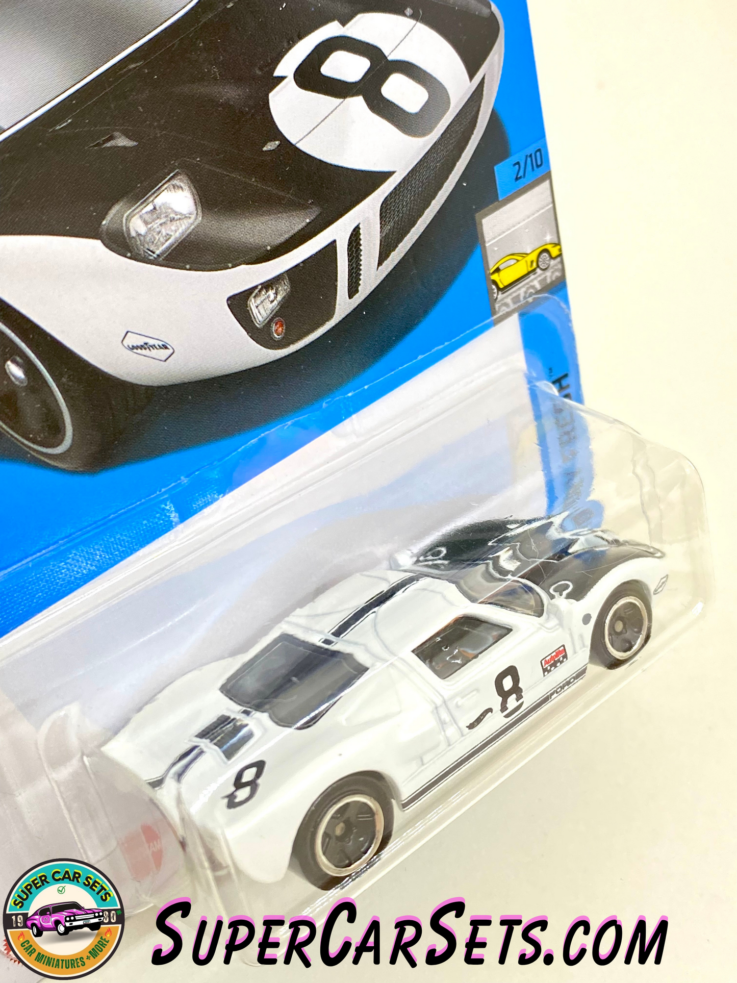 Ford GT40 - Hot Wheels Factory Fresh 2024 (2/10) (12/250) (white colour)