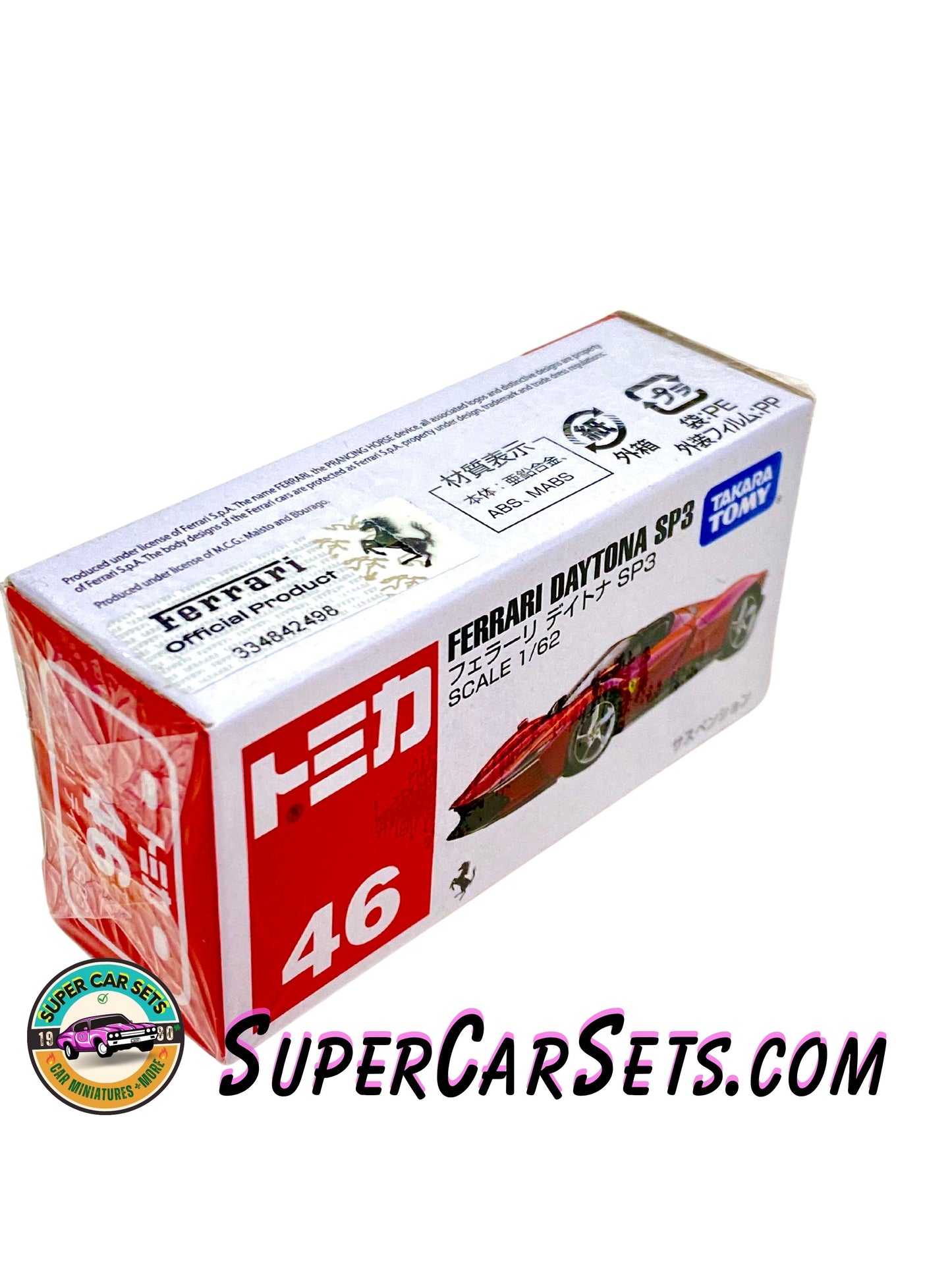 Ferrari Daytona SP3 (1:62 scale) - Tomica (#46)