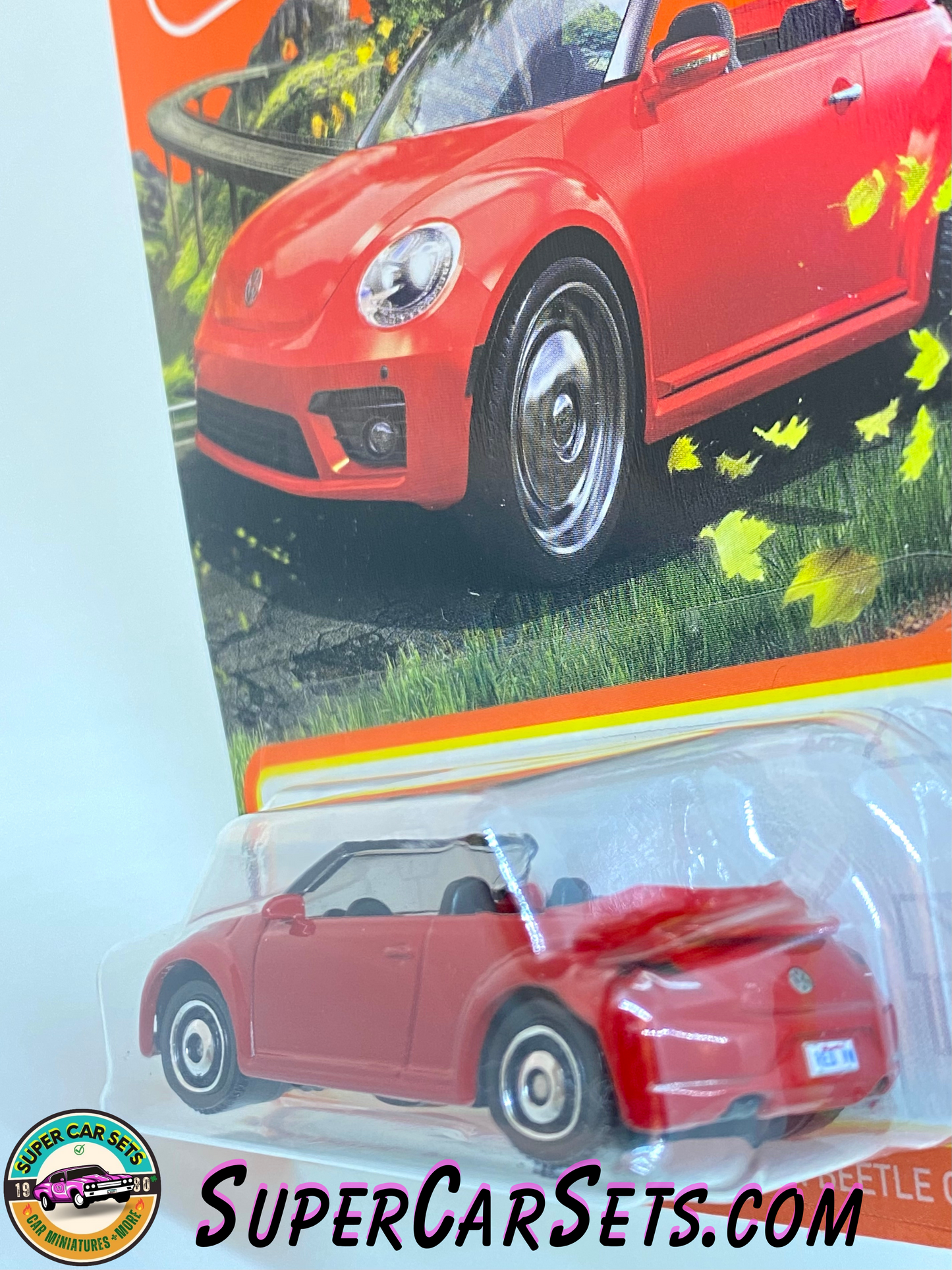 2019 Volkswagen Beetle Convertible (red colour) (98/100) - Matchbox