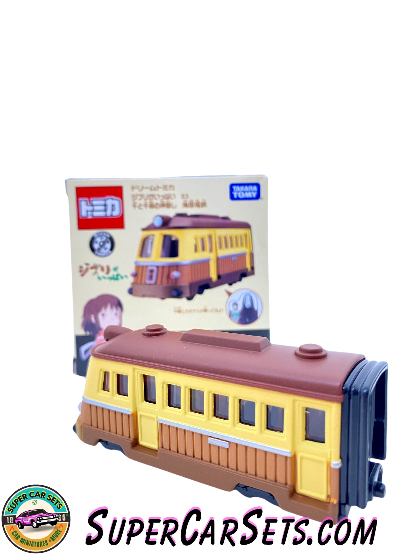 Tomica - Ghibli - Spirited Away (Sen to Chihiro no Kamikakushi) - Umihara Electric Railway Mini Car Toy (box slightly bent)