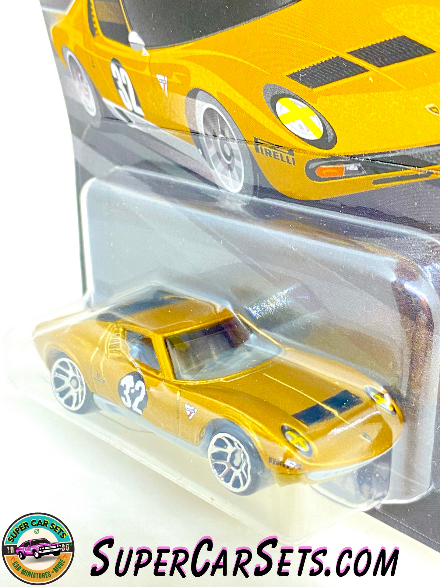 1971 Lamborghini Miura SV - Hot Wheels Vintage Racing Club - (4/6) (HRV03)