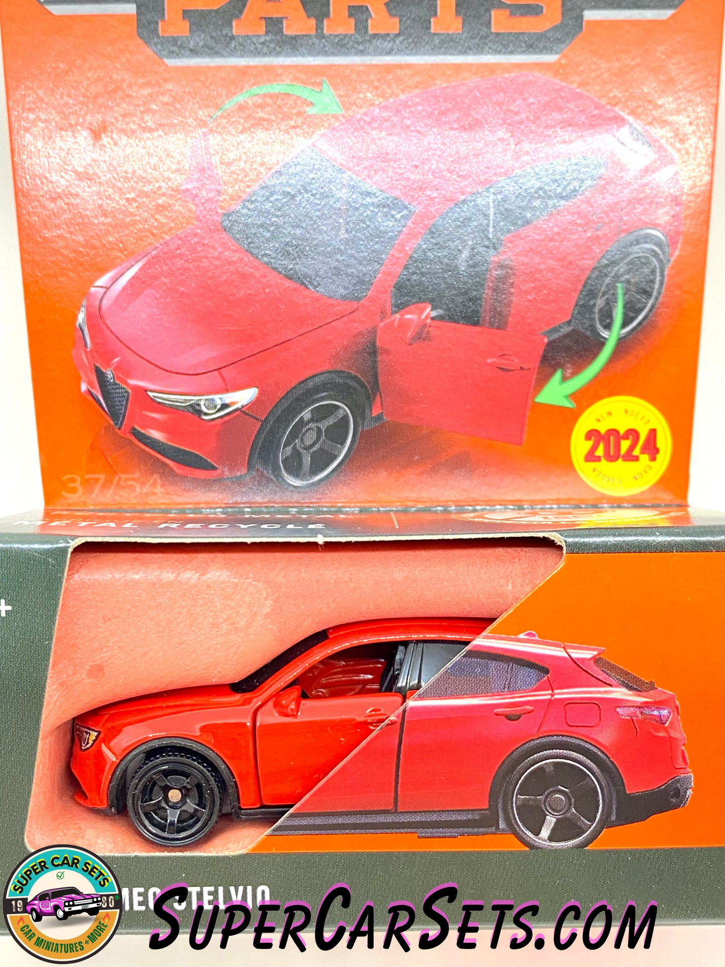 2022 Alfa Romeo Stelvio (red colour) - Matchbox Moving Parts