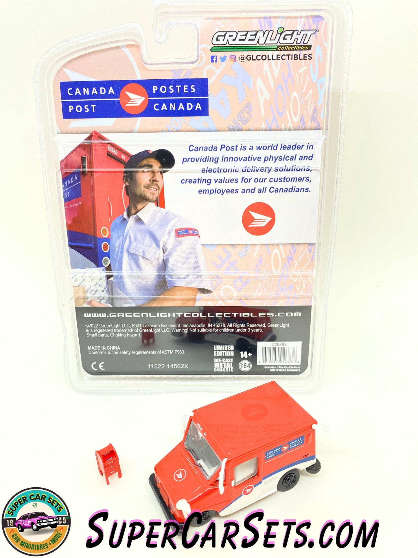 Canada Post LLV with Mailbox made by Greenlight