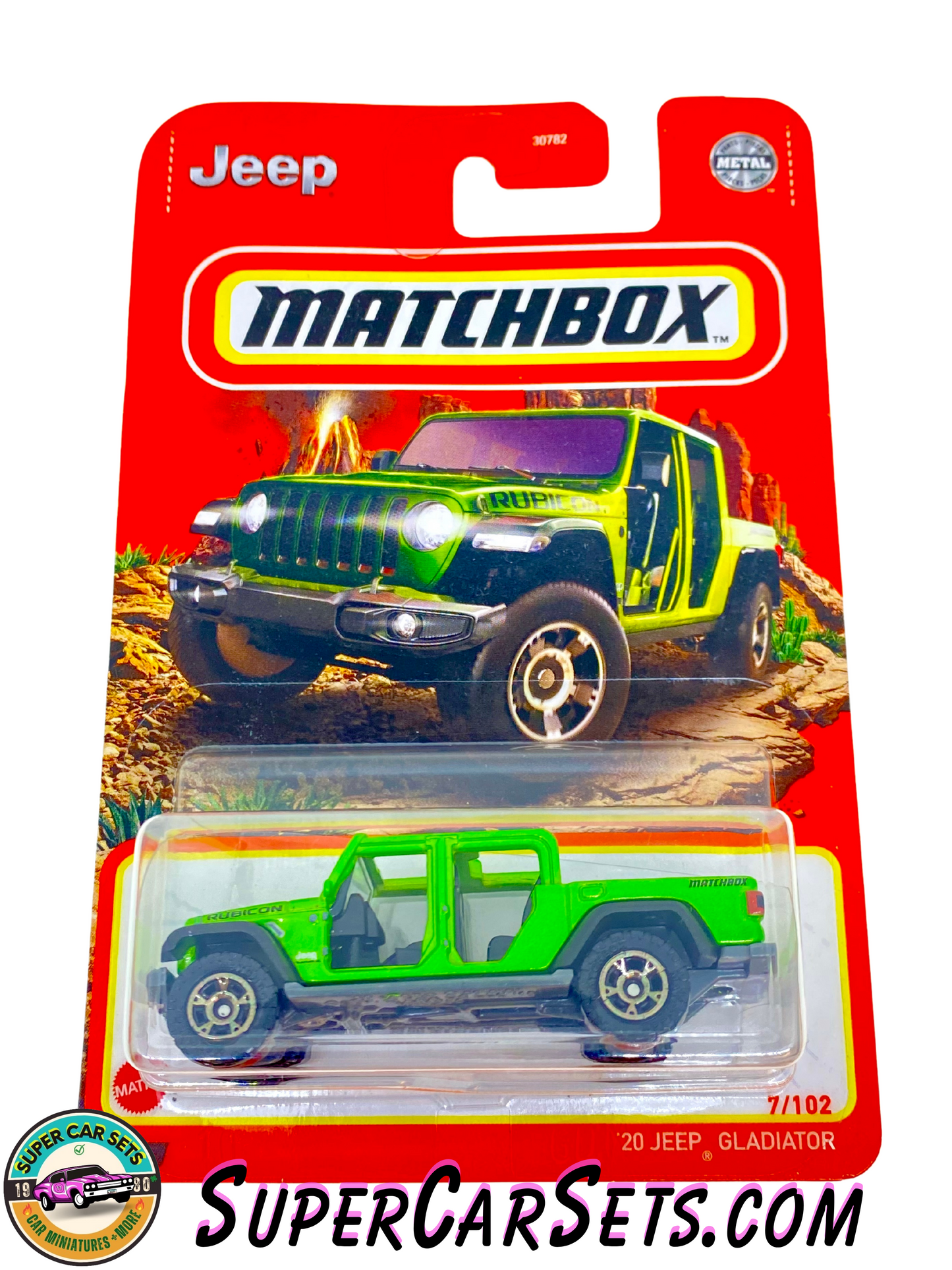 20 Jeep Gladiator (green colour) (7/102) - Matchbox