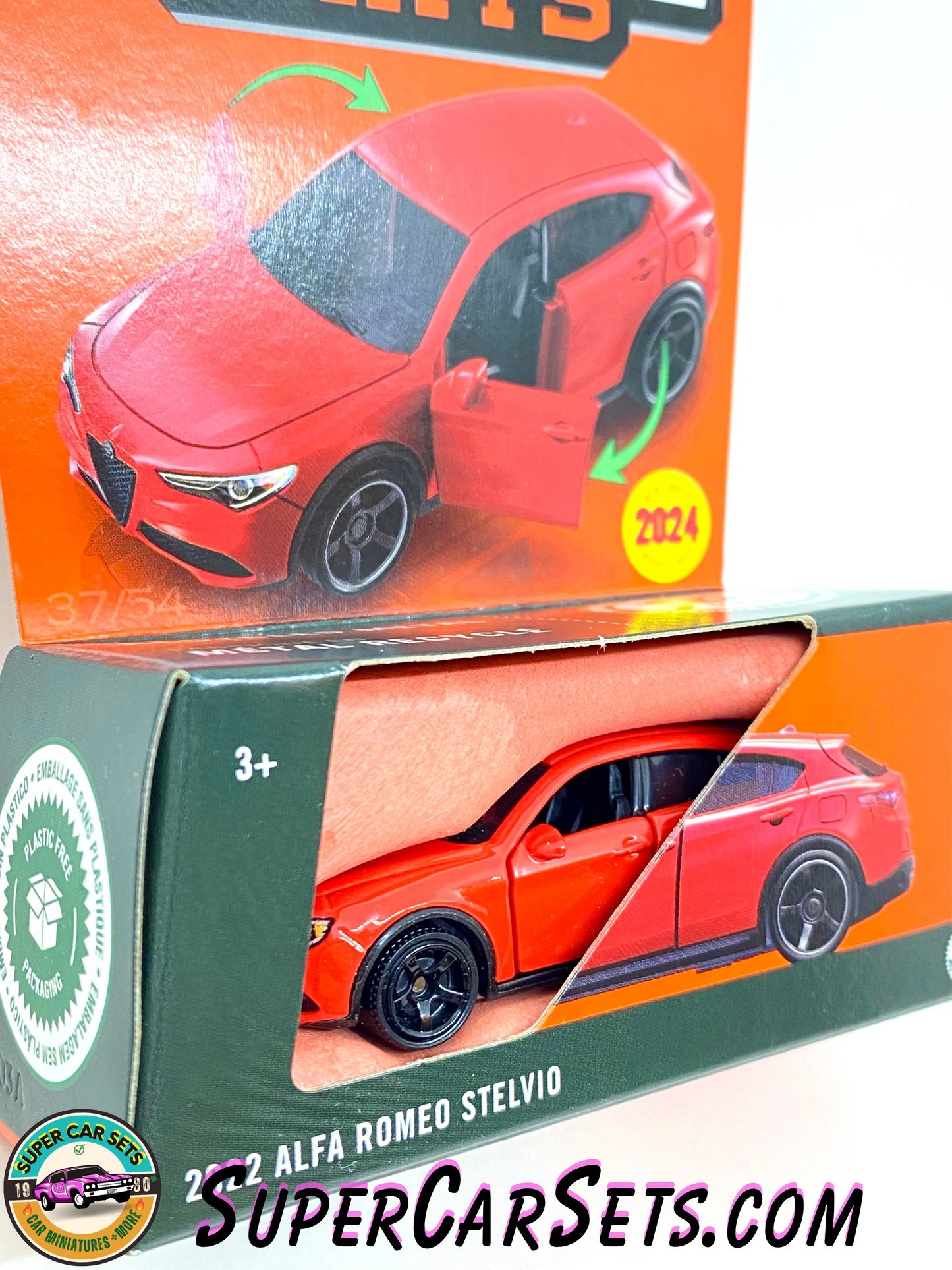 2022 Alfa Romeo Stelvio (red colour) - Matchbox Moving Parts