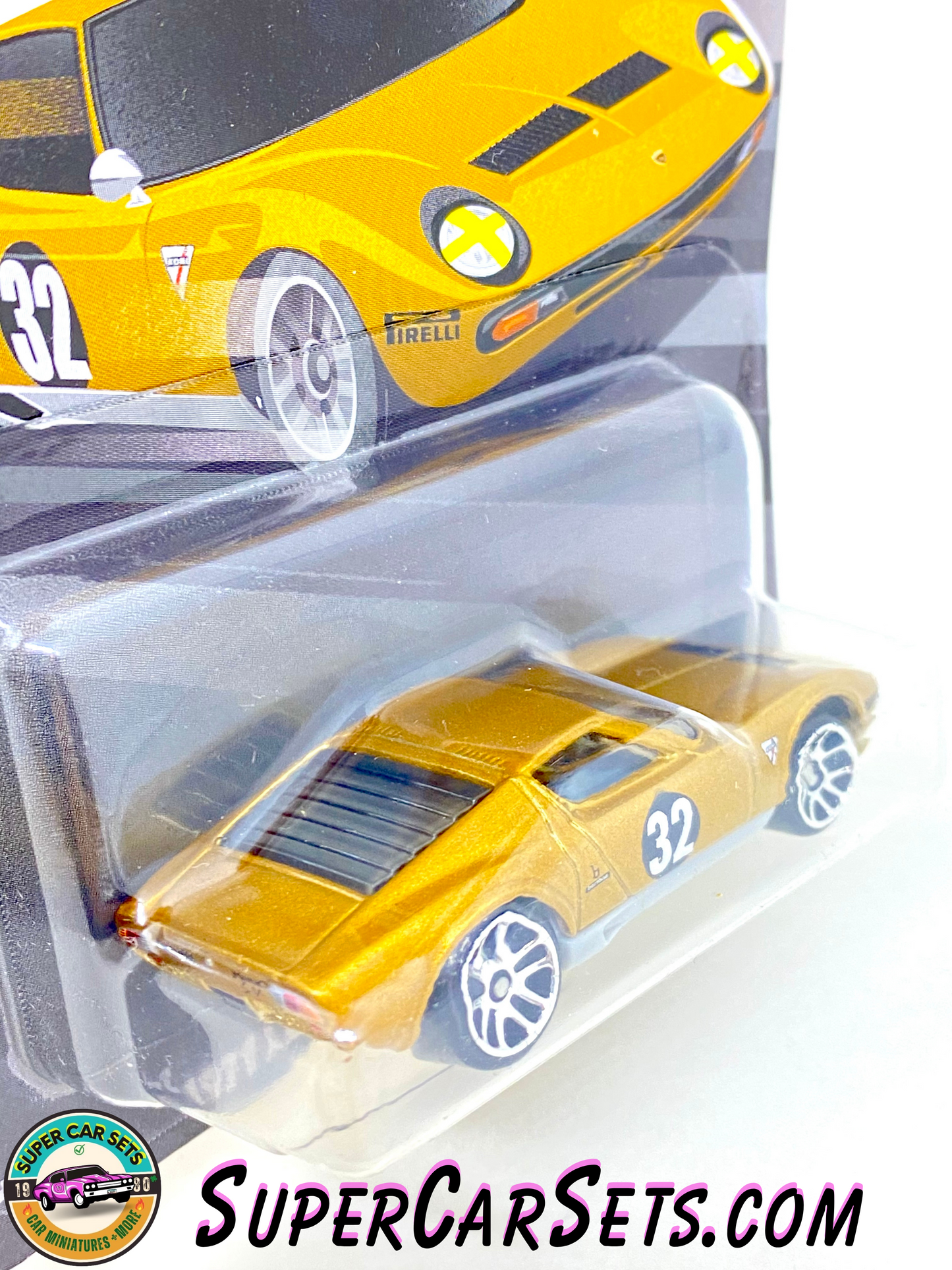 1971 Lamborghini Miura SV - Hot Wheels Vintage Racing Club - (4/6) (HRV03)