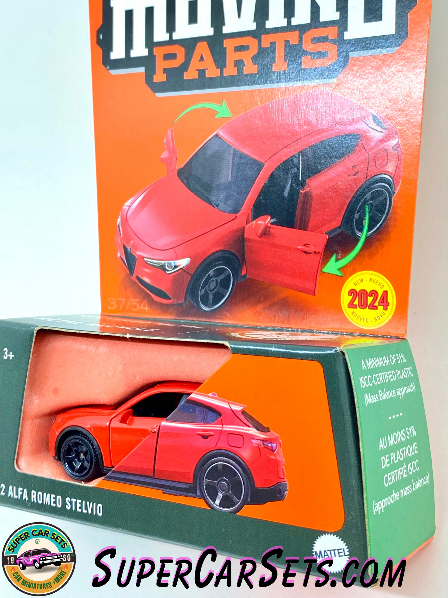 2022 Alfa Romeo Stelvio (red colour) - Matchbox Moving Parts