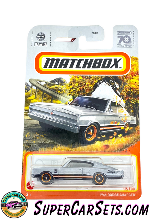 Matchbox 70 Years Special Edition - (12/100) 1966 Dodge Charger (Silver)