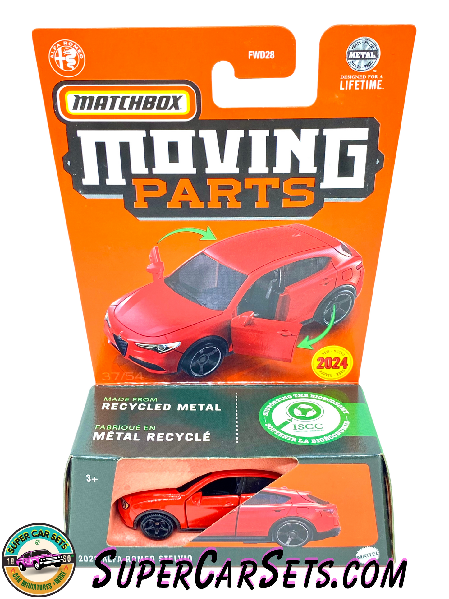 2022 Alfa Romeo Stelvio (red colour) - Matchbox Moving Parts