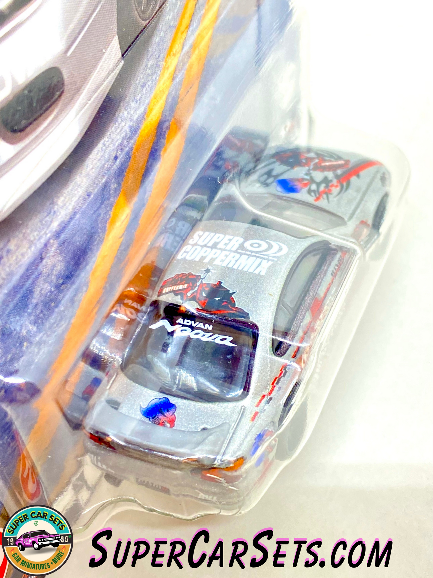 Nissan Silvia (S15 Niscom R-Tune Proto) (car in perfect condition, side card cracked) - Hot Wheels Premium Boulevard #85