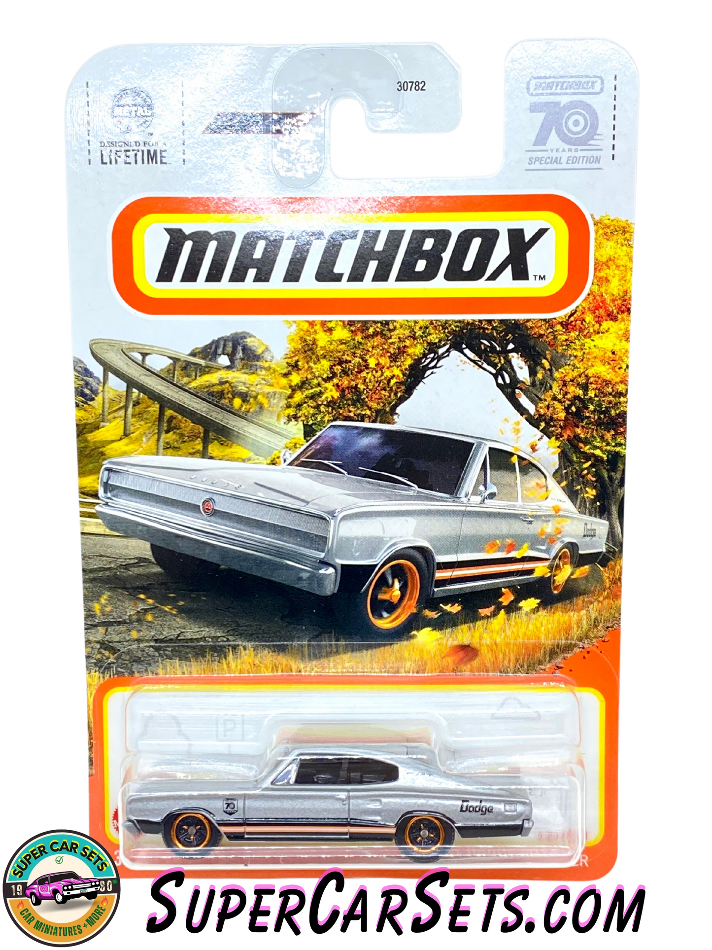 Matchbox 70 Years Special Edition - (12/100) 1966 Dodge Charger (Silver)