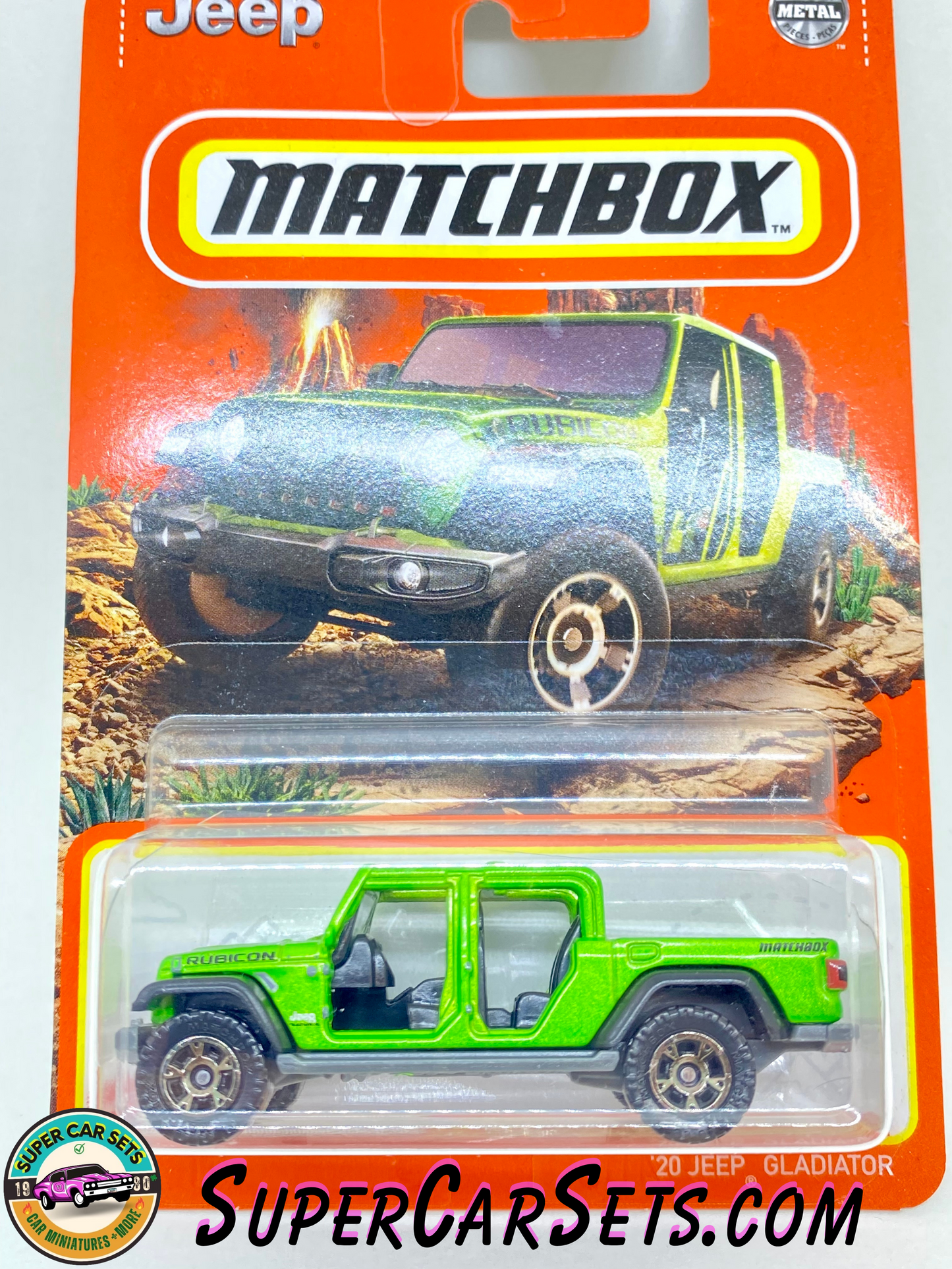 20 Jeep Gladiator (green colour) (7/102) - Matchbox