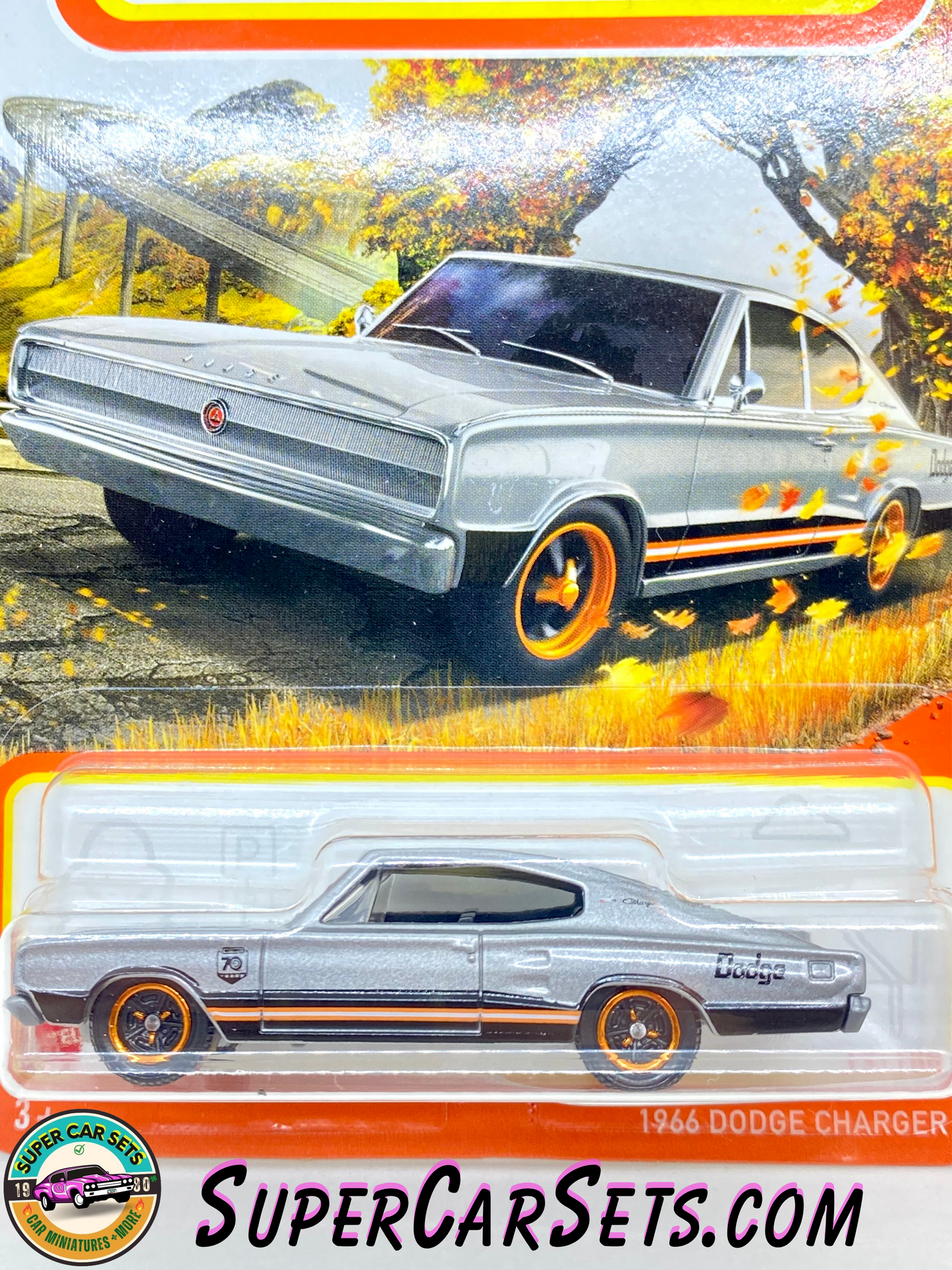 Matchbox 70 Years Special Edition - (12/100) 1966 Dodge Charger (Silver)