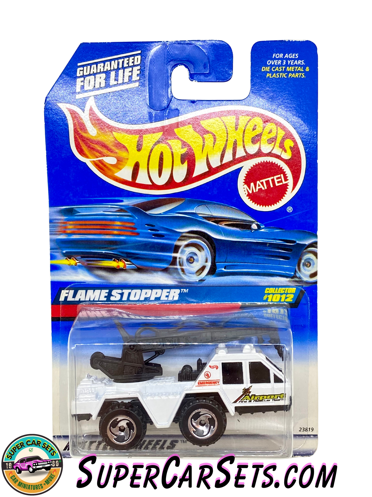 Hot Wheels (VINTAGE) (Year launched 1999) - Flame Stopper (#1012) (23819) (card slightly damaged)