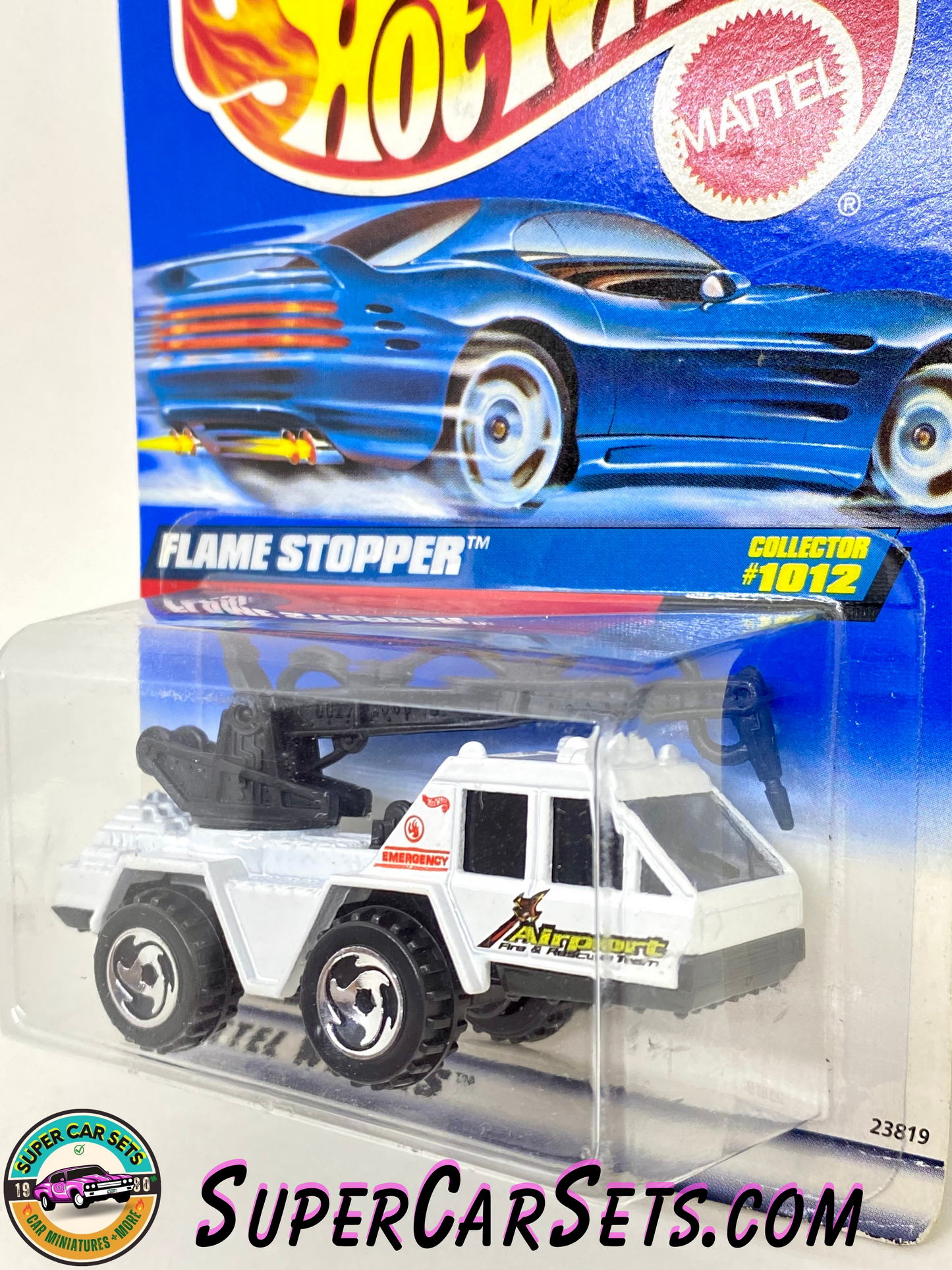 Hot Wheels (VINTAGE) (Year launched 1999) - Flame Stopper (#1012) (23819) (card slightly damaged)