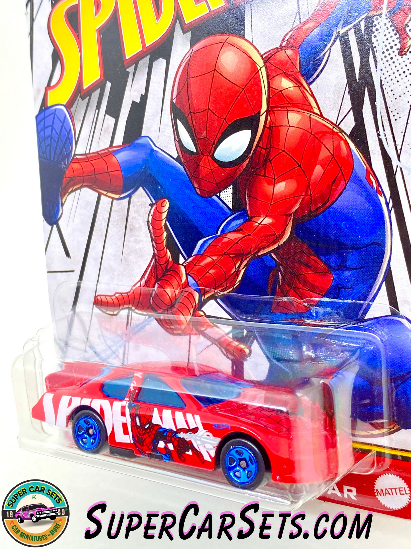 Spider-Man (1/5) - Dodge Charger Stock Car (HDG74) - Hot Wheels Marvel