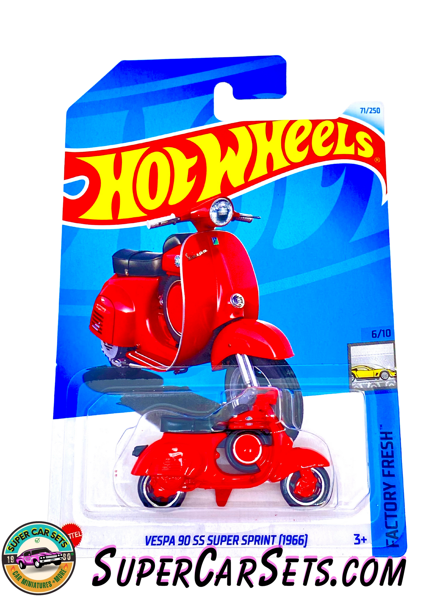 Vespa 90 SS Super Sprint (1966) - Hot Wheels Factory Fresh - 2024 (6/10) (71/250)