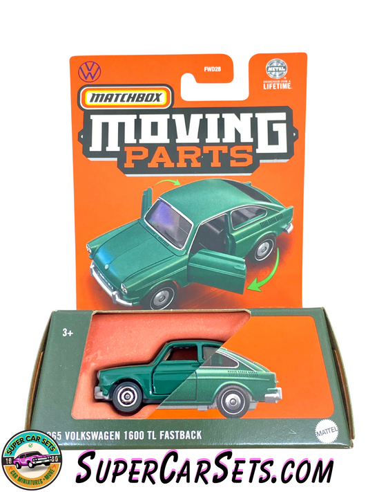 1965 Volkswagen 1600 TL Fastback (green colour) - Matchbox Moving Parts