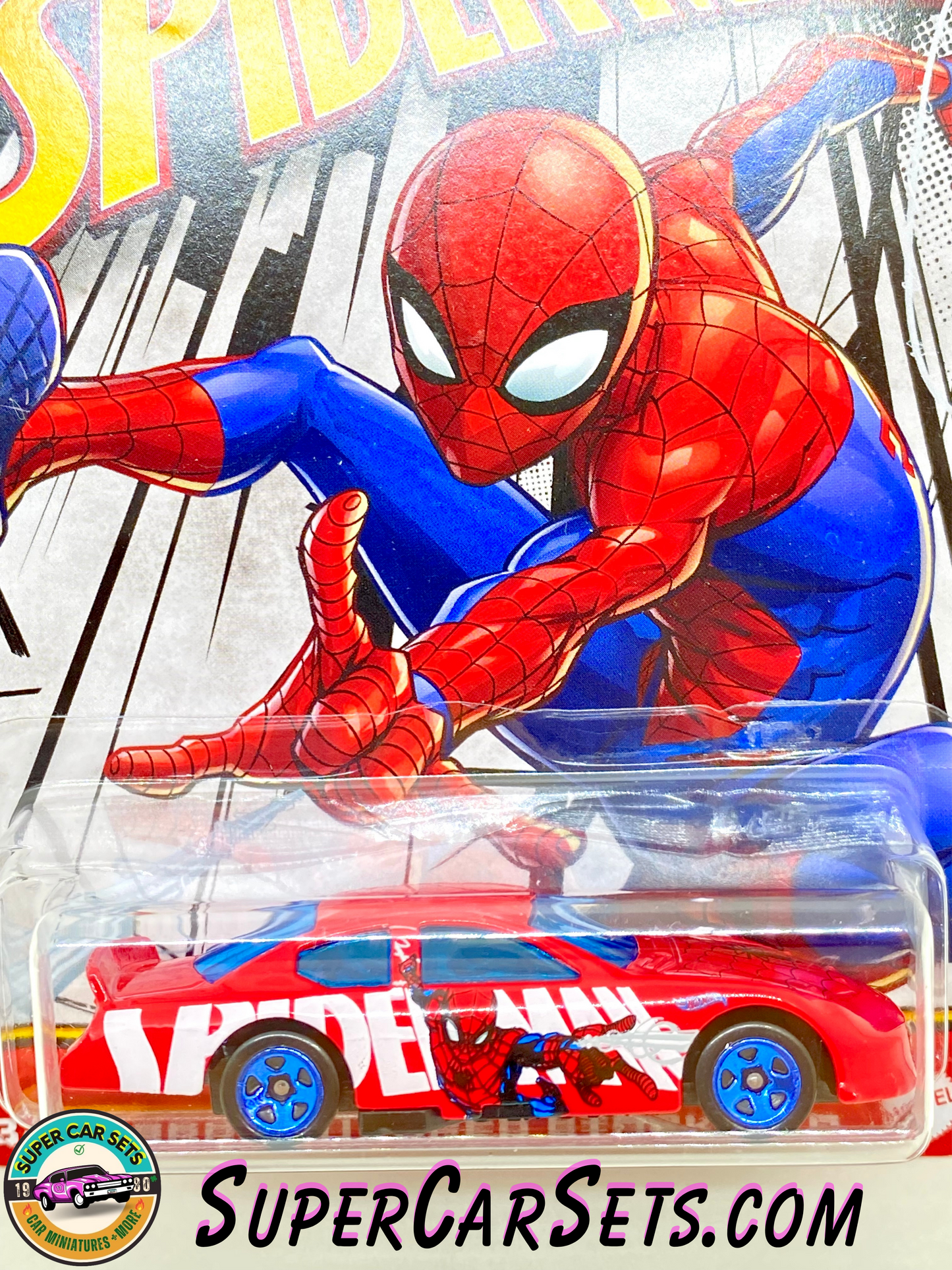 Spider-Man (1/5) - Dodge Charger Stock Car (HDG74) - Hot Wheels Marvel