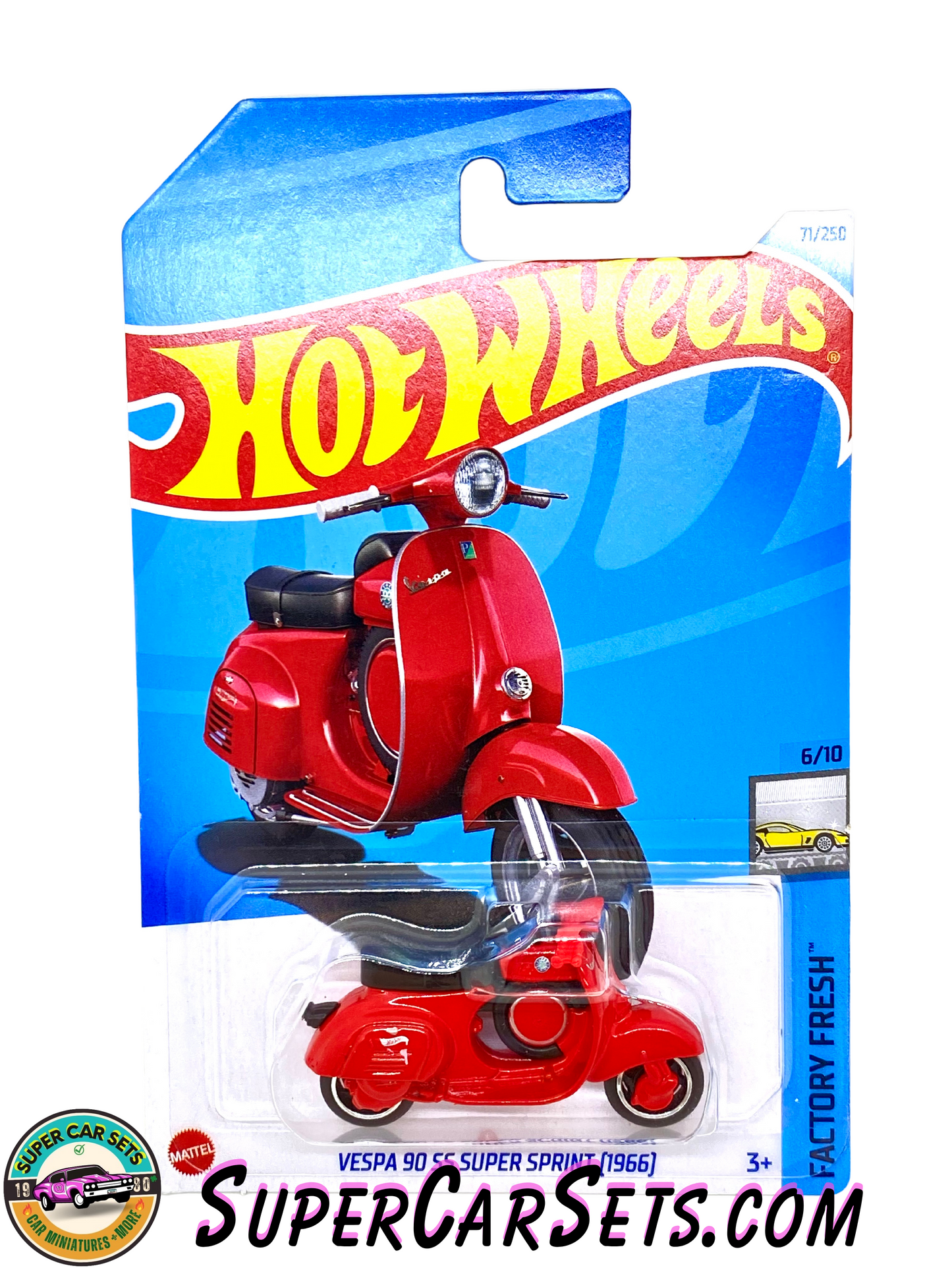 Vespa 90 SS Super Sprint (1966) - Hot Wheels Factory Fresh - 2024 (6/10) (71/250)