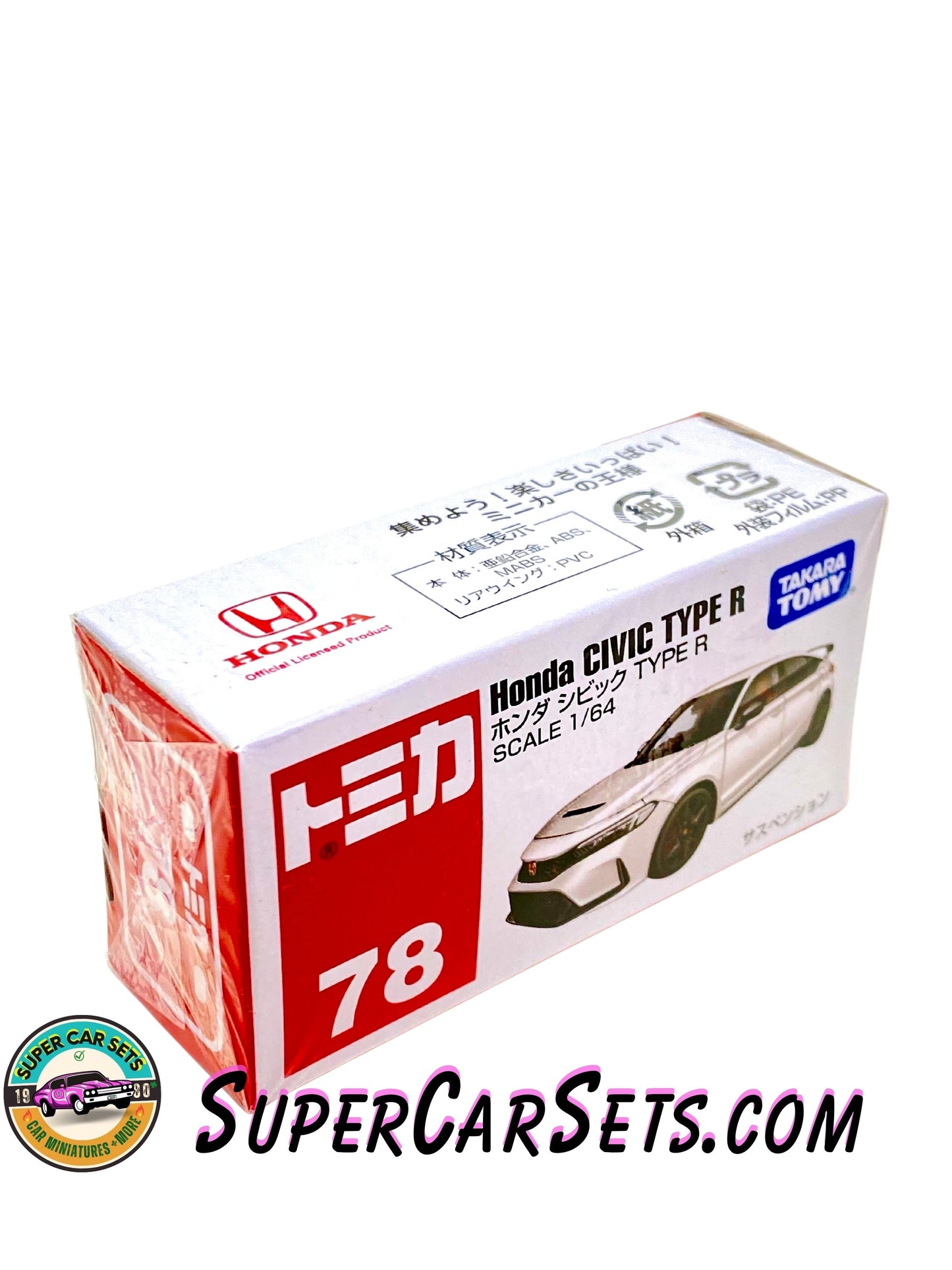 Honda Civic Type R (1:64 scale) - Tomica (#78)