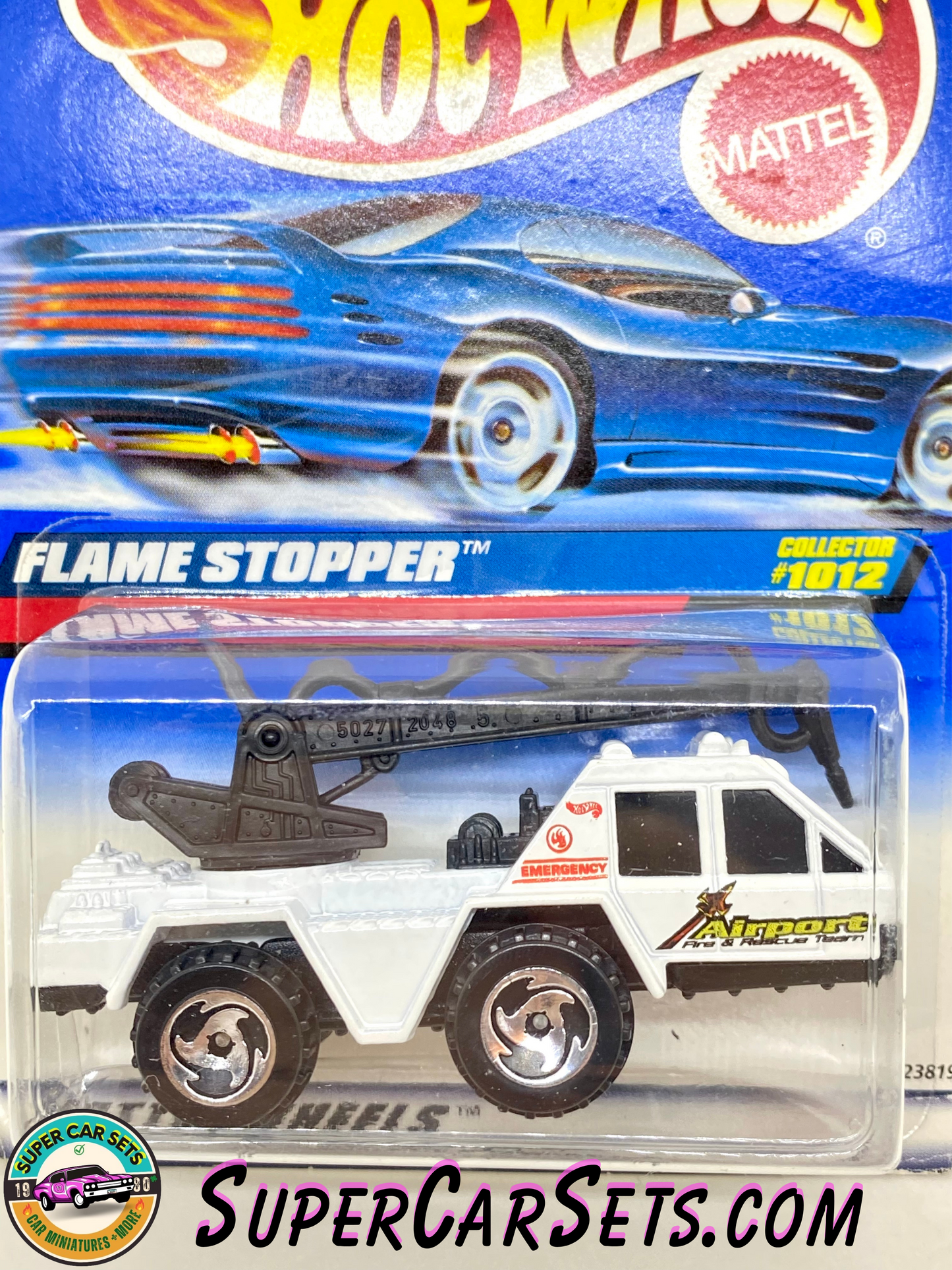 Hot Wheels (VINTAGE) (Year launched 1999) - Flame Stopper (#1012) (23819) (card slightly damaged)