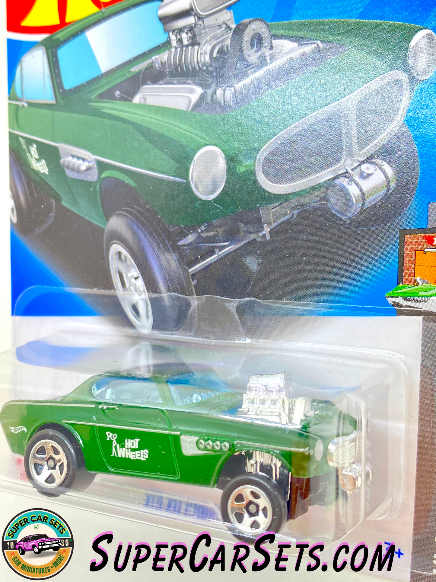 Volvo P1800 Gasser (dark green) - Hot Wheels - HW Dream Garage (1/5) (1/250)