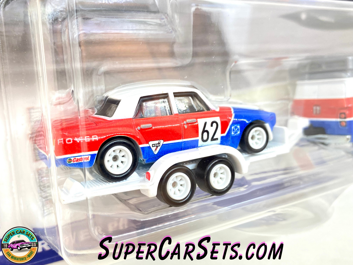 70 Rover P6 Group 2 + HW Rally Hauler - Hot Wheels Team Transport (#55)