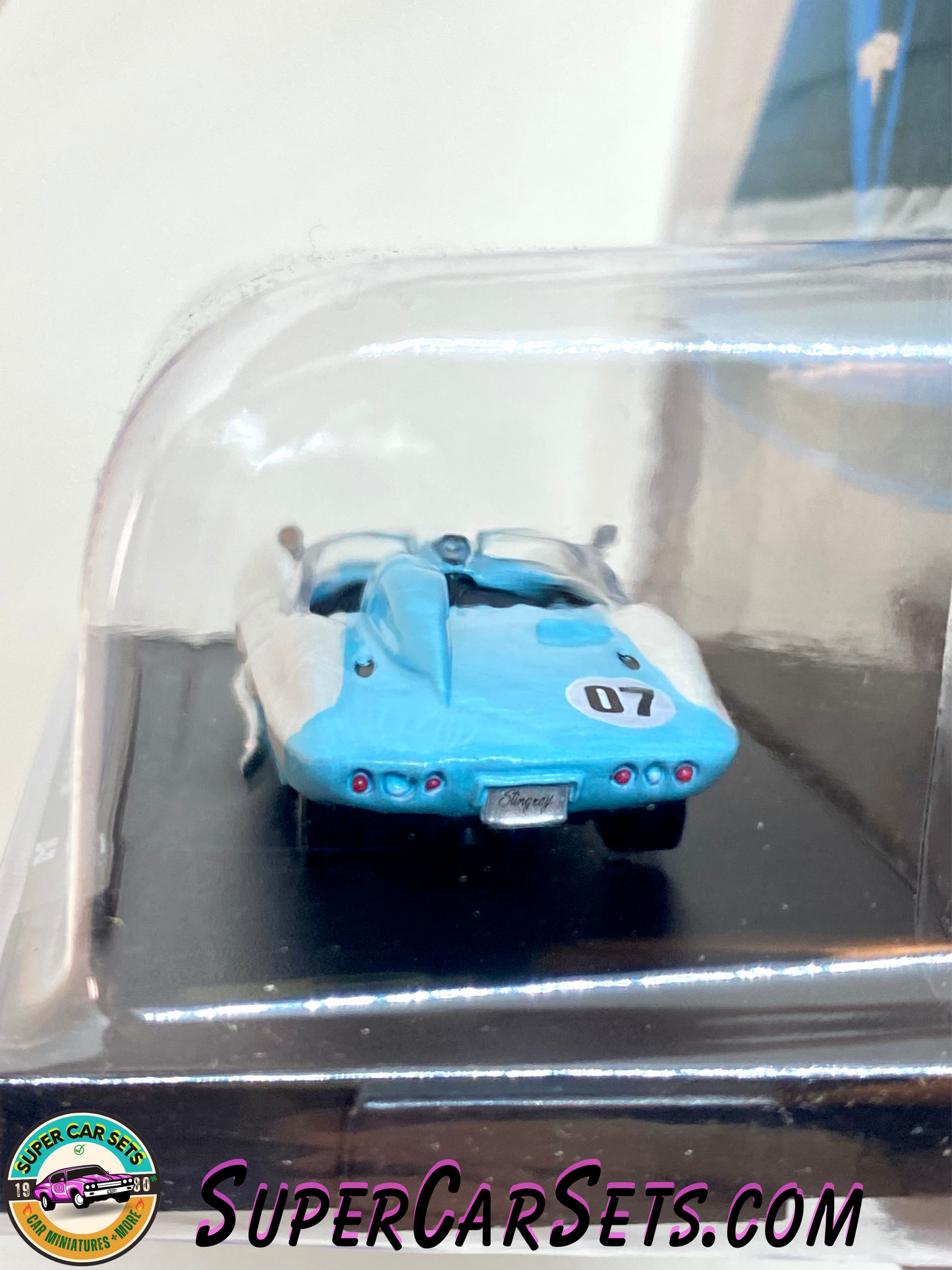 1959 Chevrolet Corvette XP-86 (#07 light blue and white colour) by M2 Machines