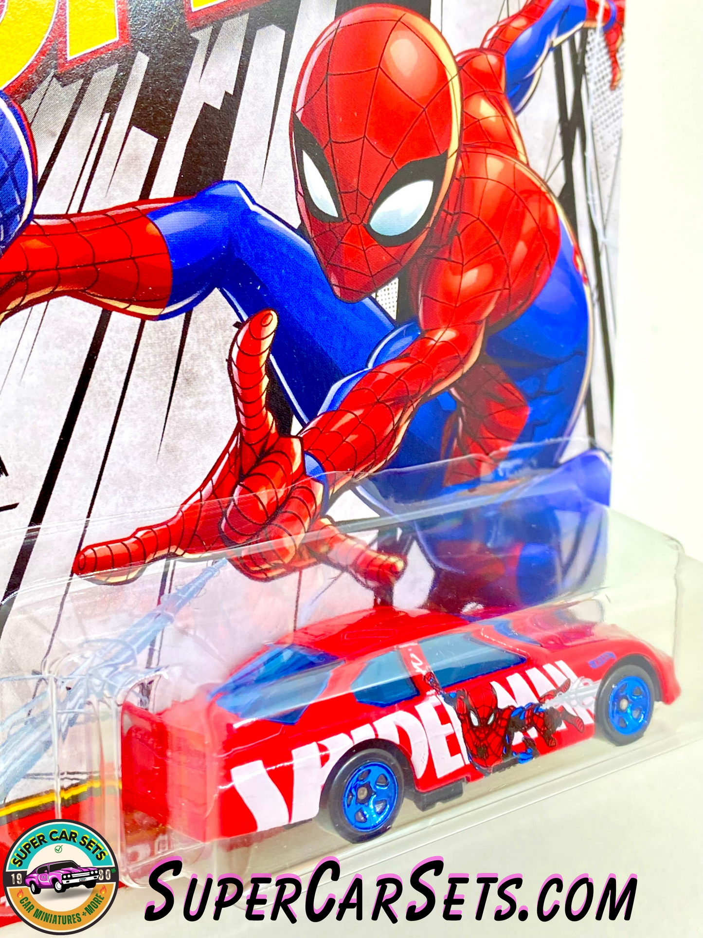 Spider-Man (1/5) - Dodge Charger Stock Car (HDG74) - Hot Wheels Marvel