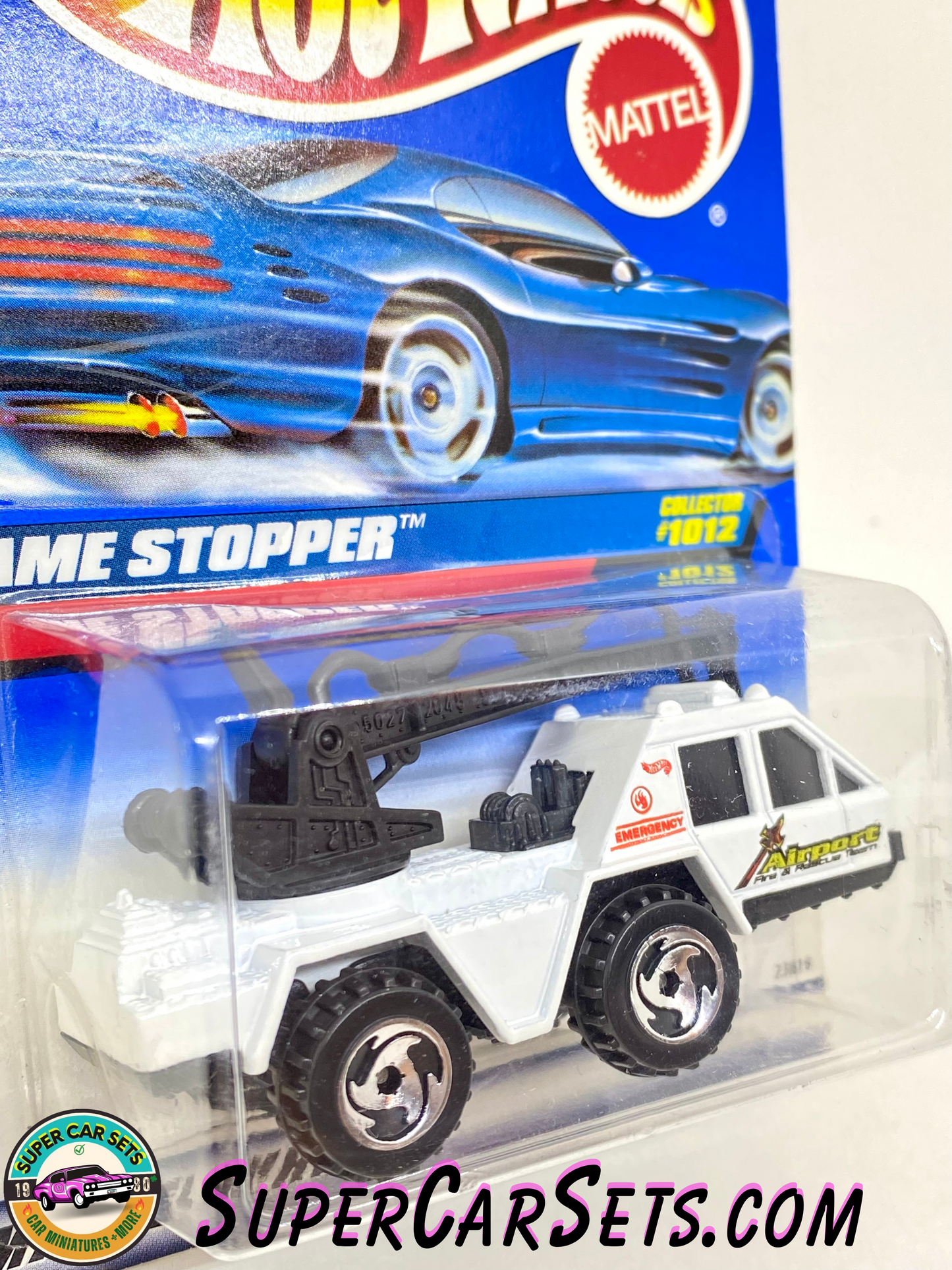 Hot Wheels (VINTAGE) (Year launched 1999) - Flame Stopper (#1012) (23819) (card slightly damaged)