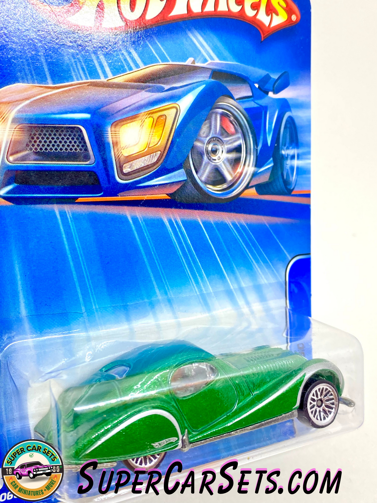 Hot Wheels (Year launched 2005) - Talbot Lago (#157) (24/50) (green colour) (Card Cracked)