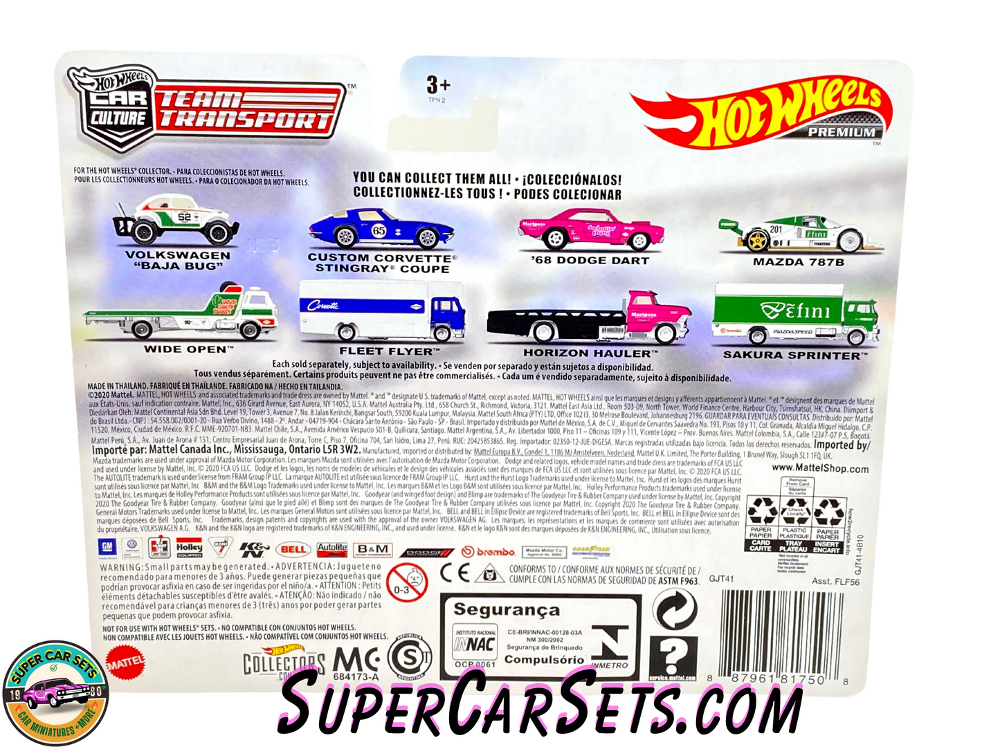 Custom Corvette Stingray Coupe Fleet Flyer - Hot Wheels Team Transport (#24)